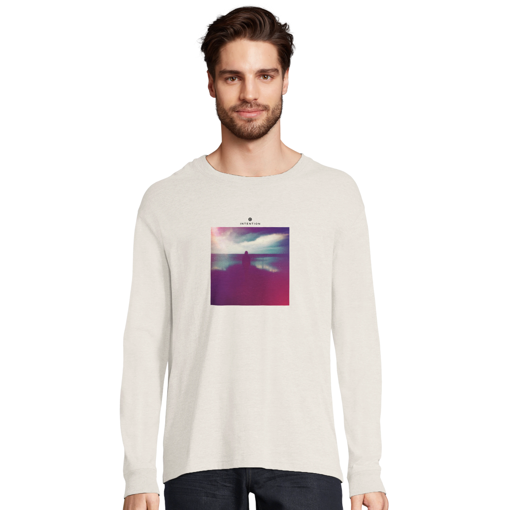 Serenity - "Indigo Sky" Long sleeve Off White 3
