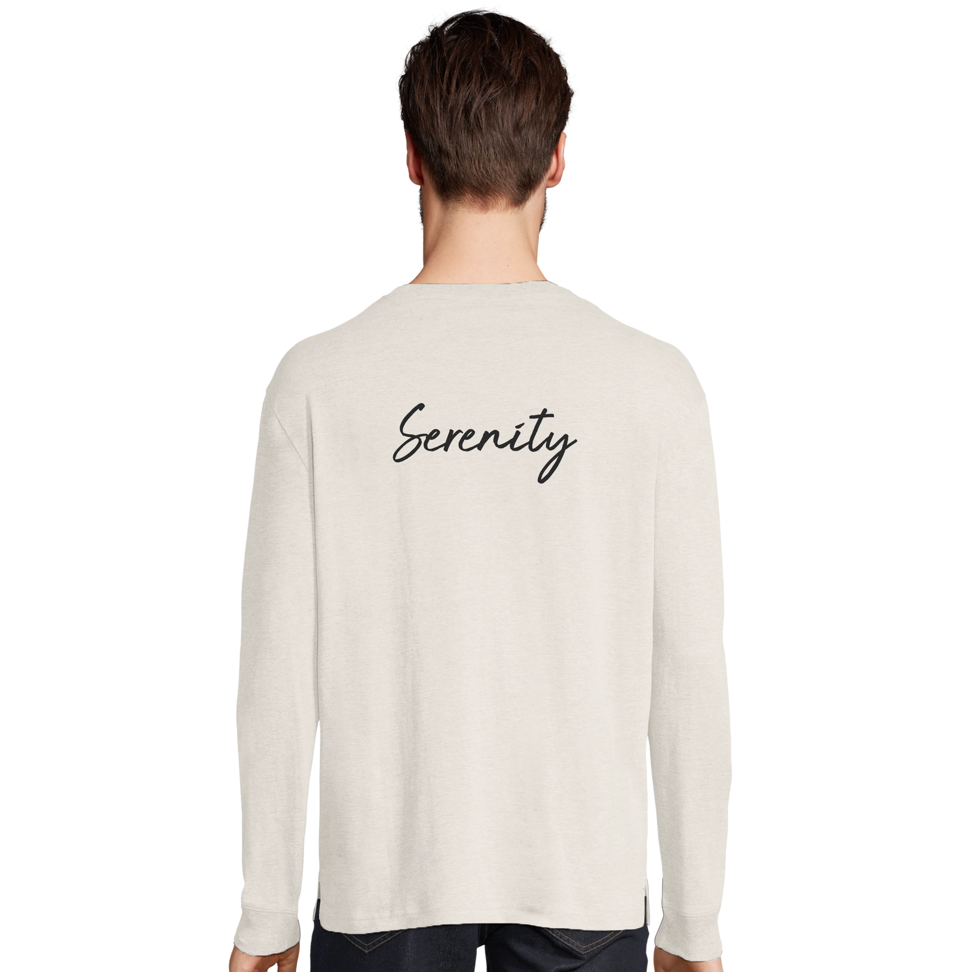 Serenity - "Indigo Sky" Long sleeve Off White 4