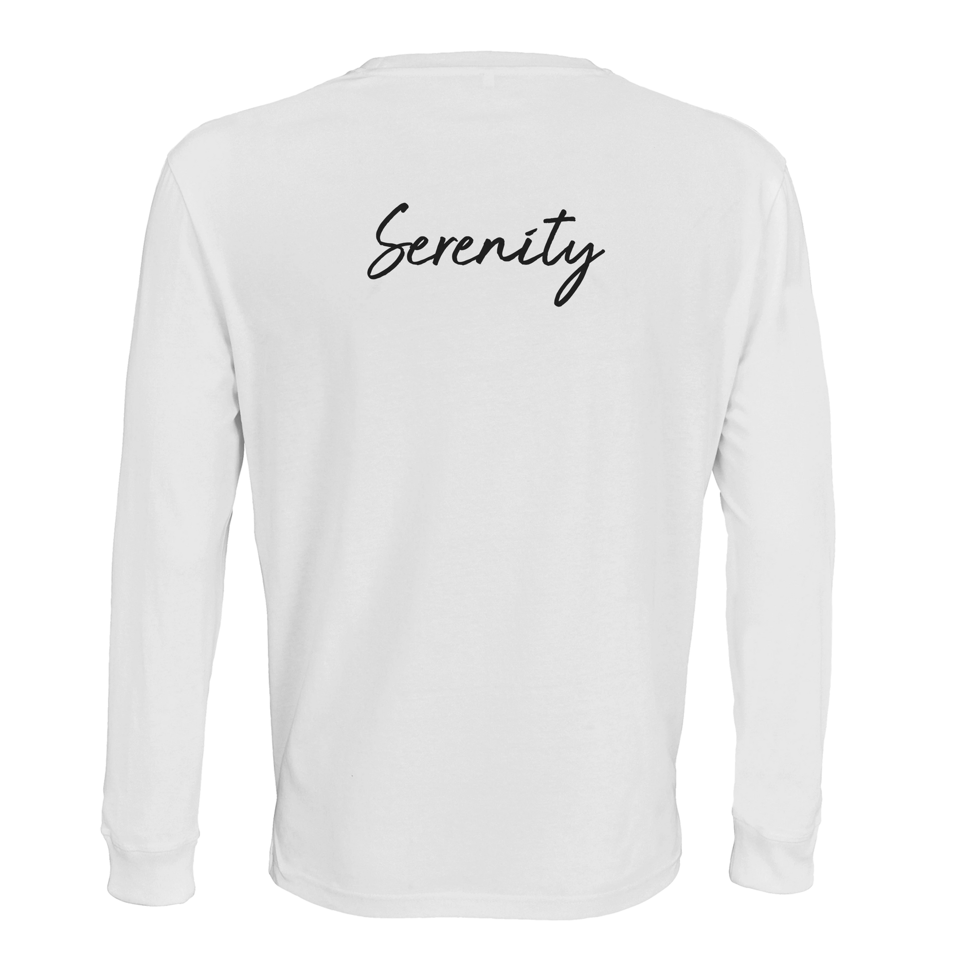 Serenity - "Indigo Sky" Long sleeve White 2