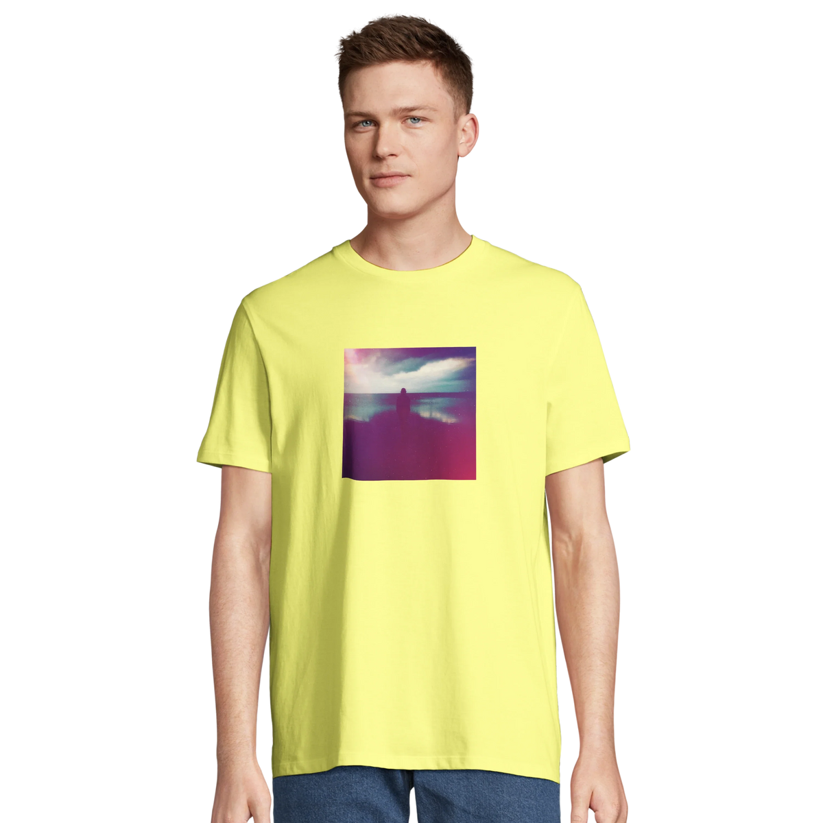 Serenity - "Indigo Sky" T-shirt Light Yellow 4