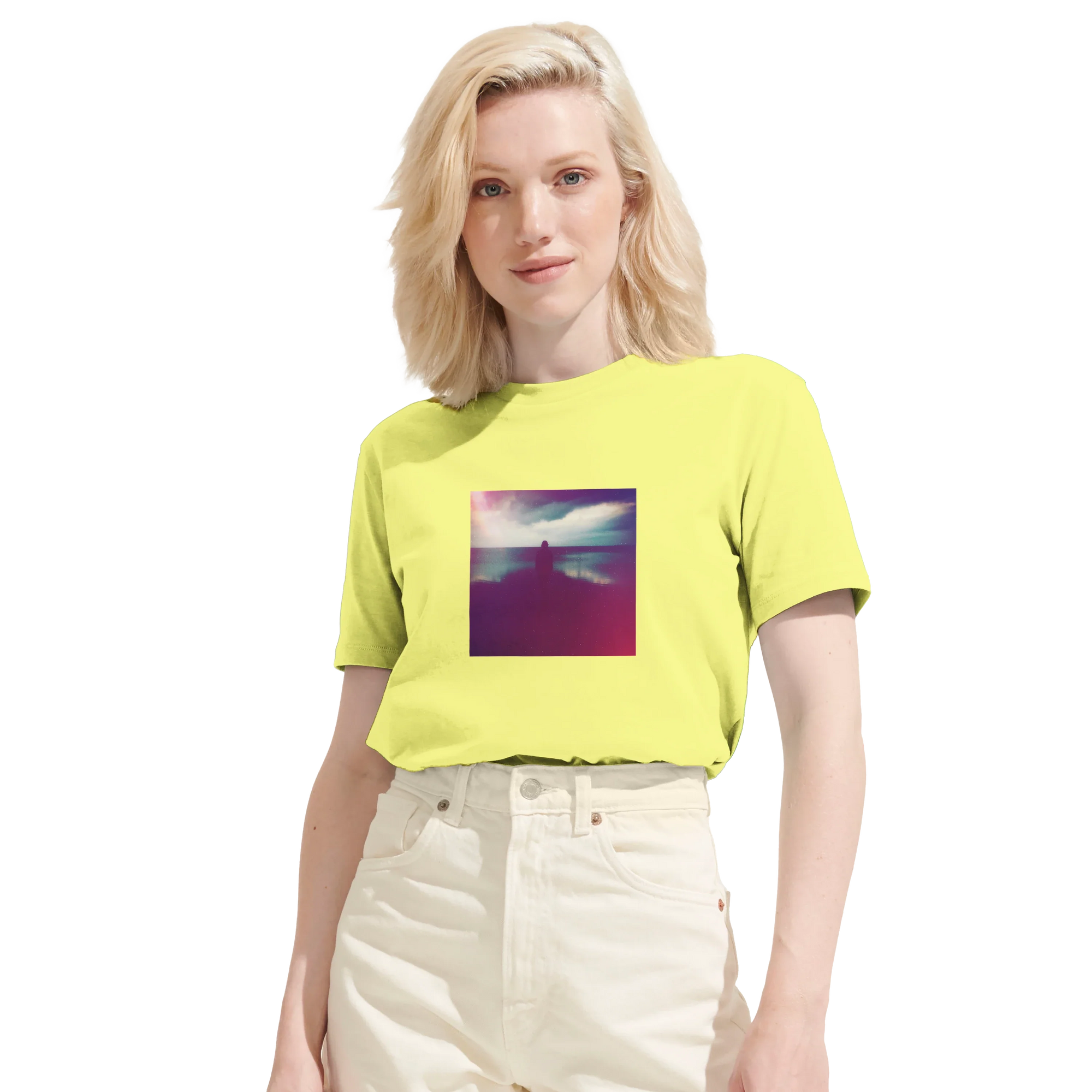 Serenity - "Indigo Sky" T-shirt Light Yellow 6