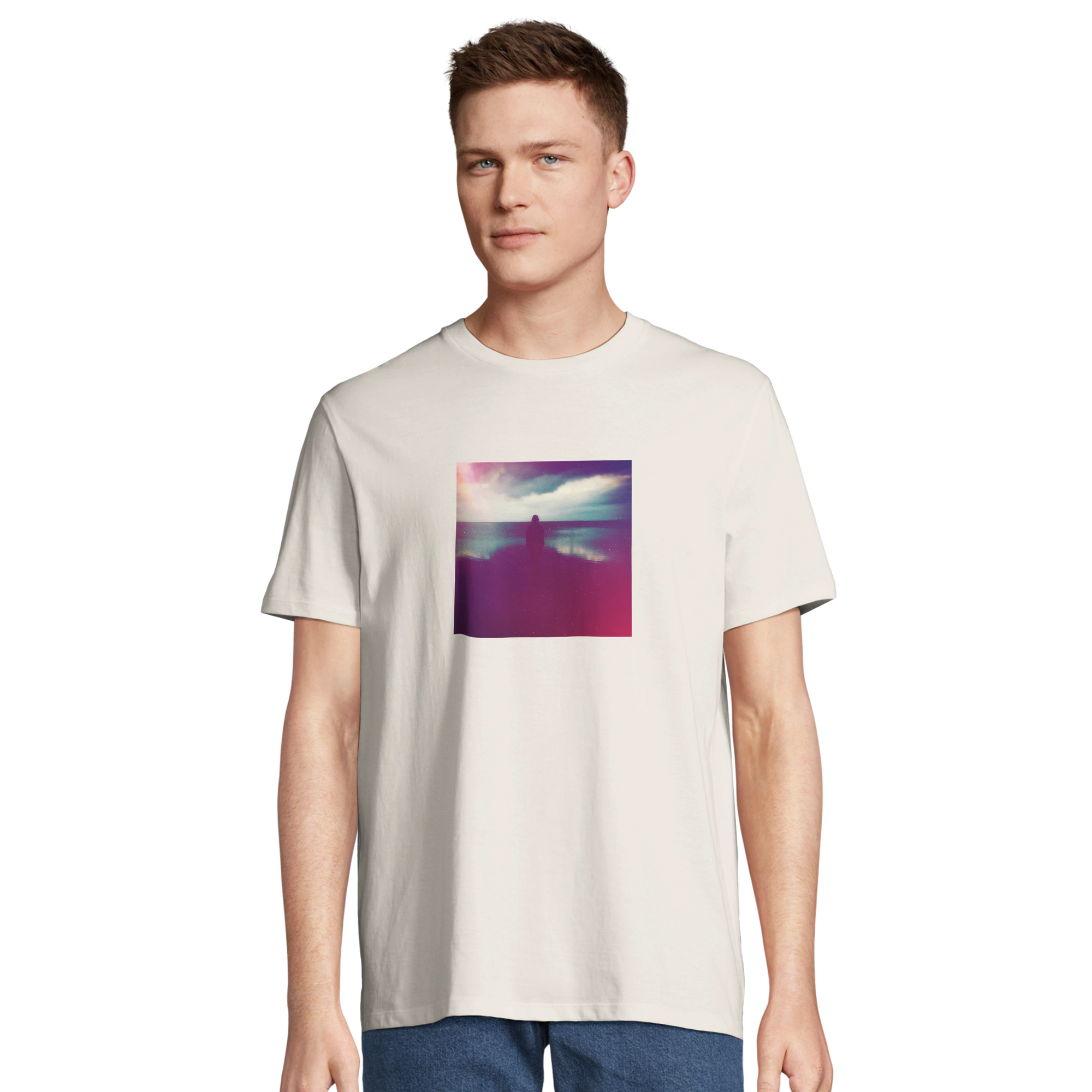 Serenity - "Indigo Sky" T-shirt Off White 4