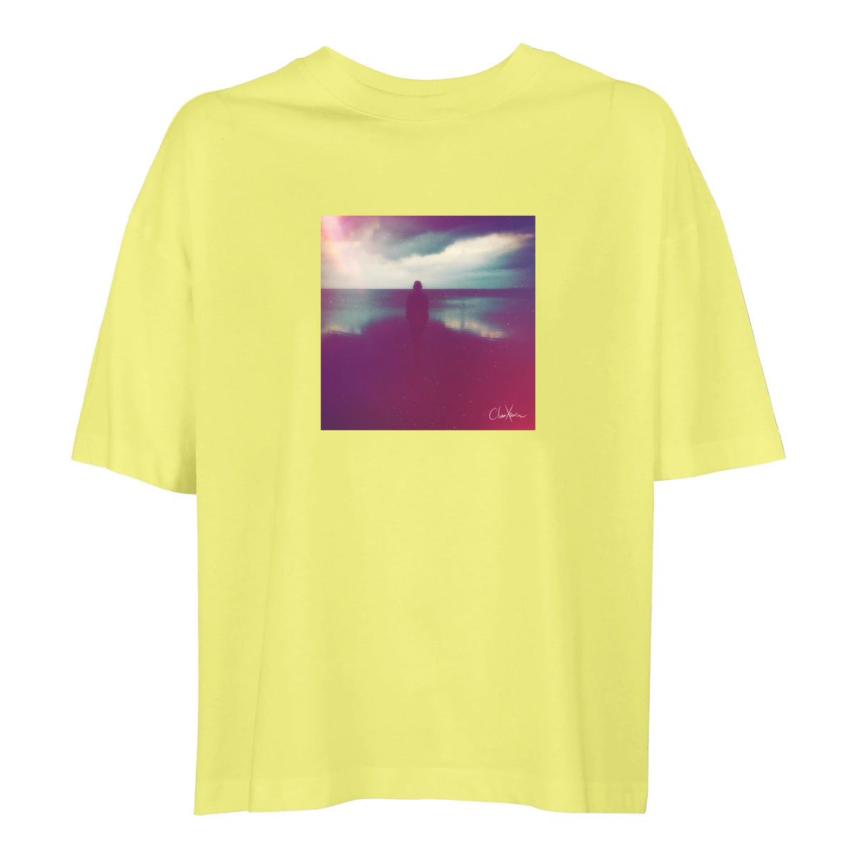 Serenity - "Indigo Sky" T-shirt Light Yellow 1