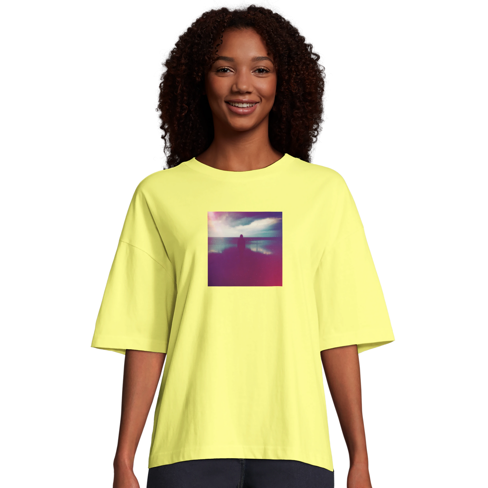 Serenity - "Indigo Sky" T-shirt Light Yellow 4