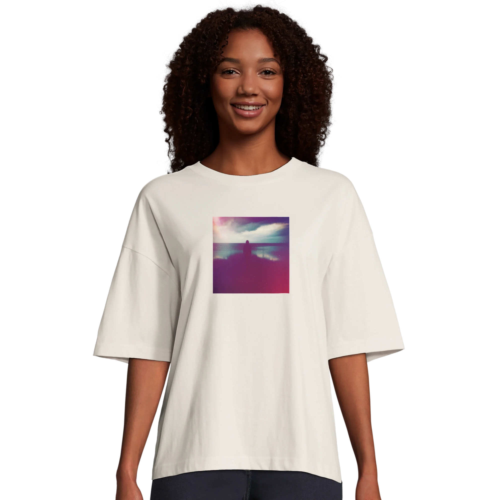 Serenity - "Indigo Sky" T-shirt Off White 4