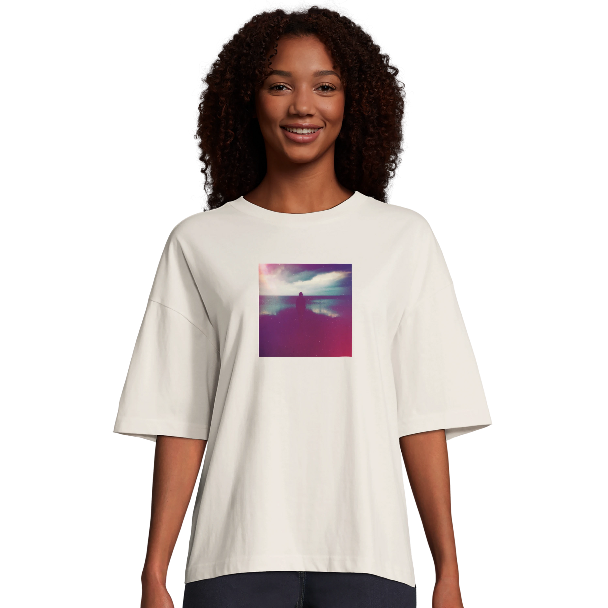 Serenity - "Indigo Sky" T-shirt Off White 4