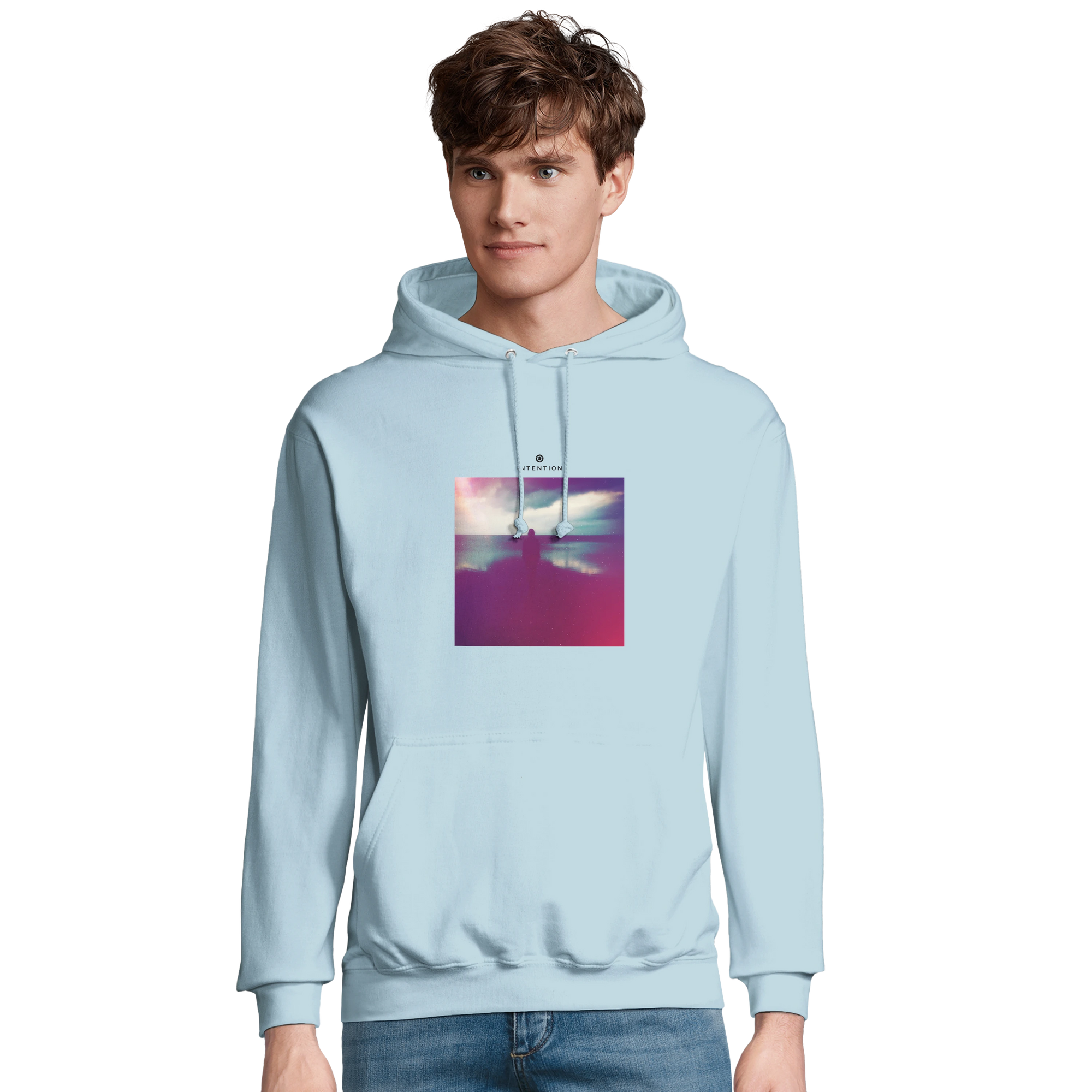 Serenity - "Indigo Sky" Hoodie creamy blue 3