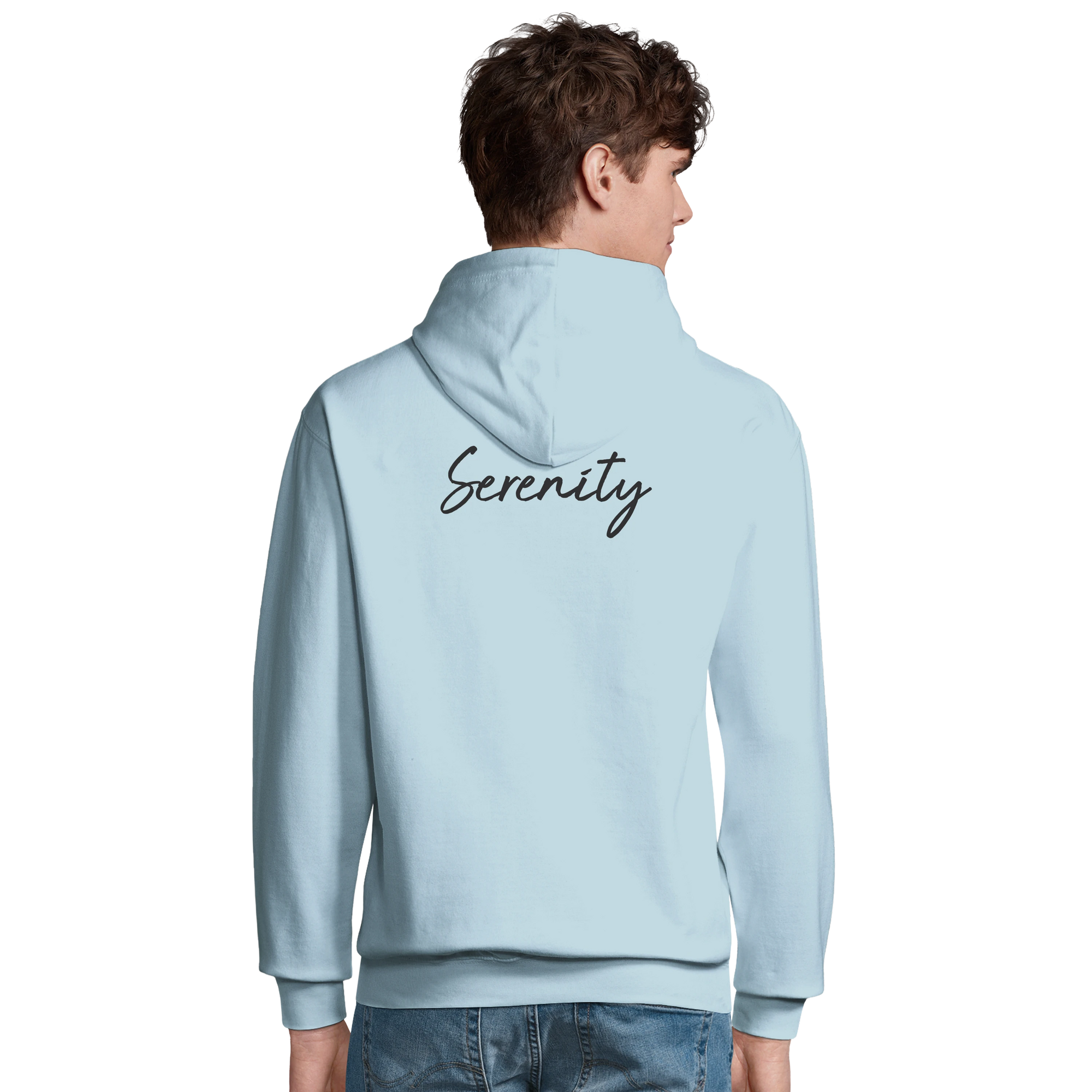 Serenity - "Indigo Sky" Hoodie creamy blue 4
