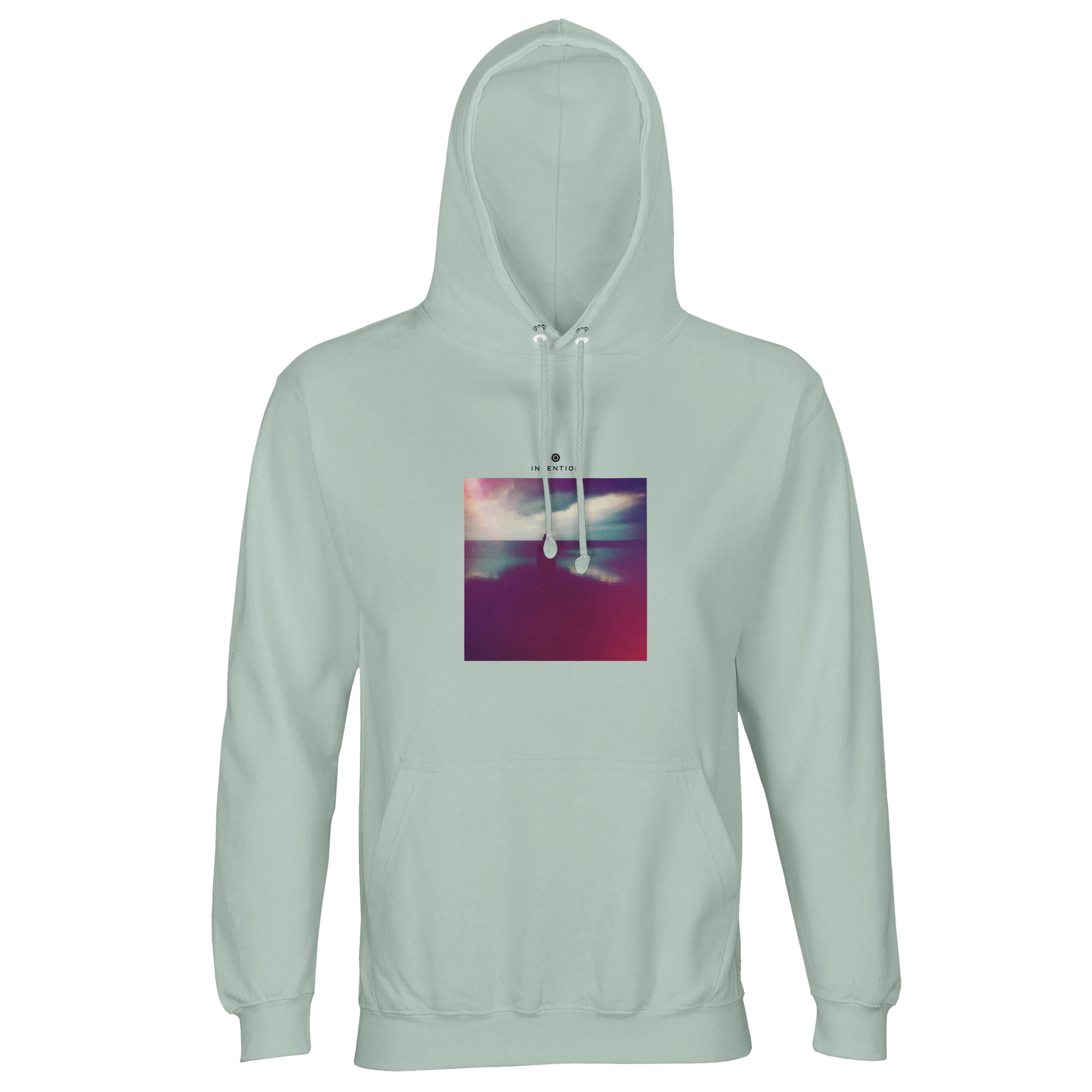 Serenity - "Indigo Sky" Hoodie creamy green 1