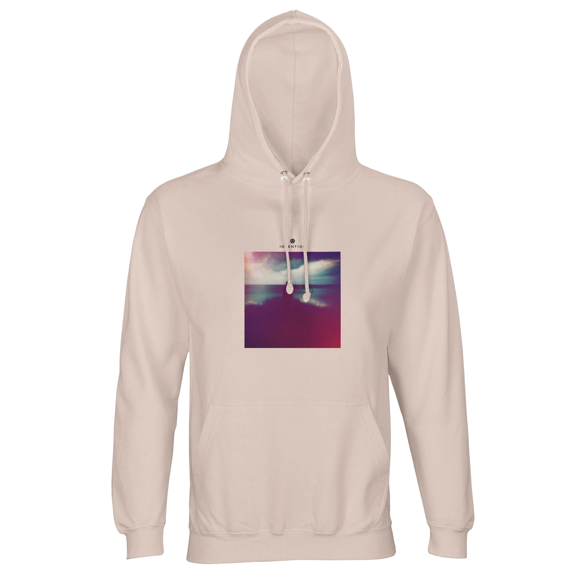 Serenity - "Indigo Sky" Hoodie creamy pink 1