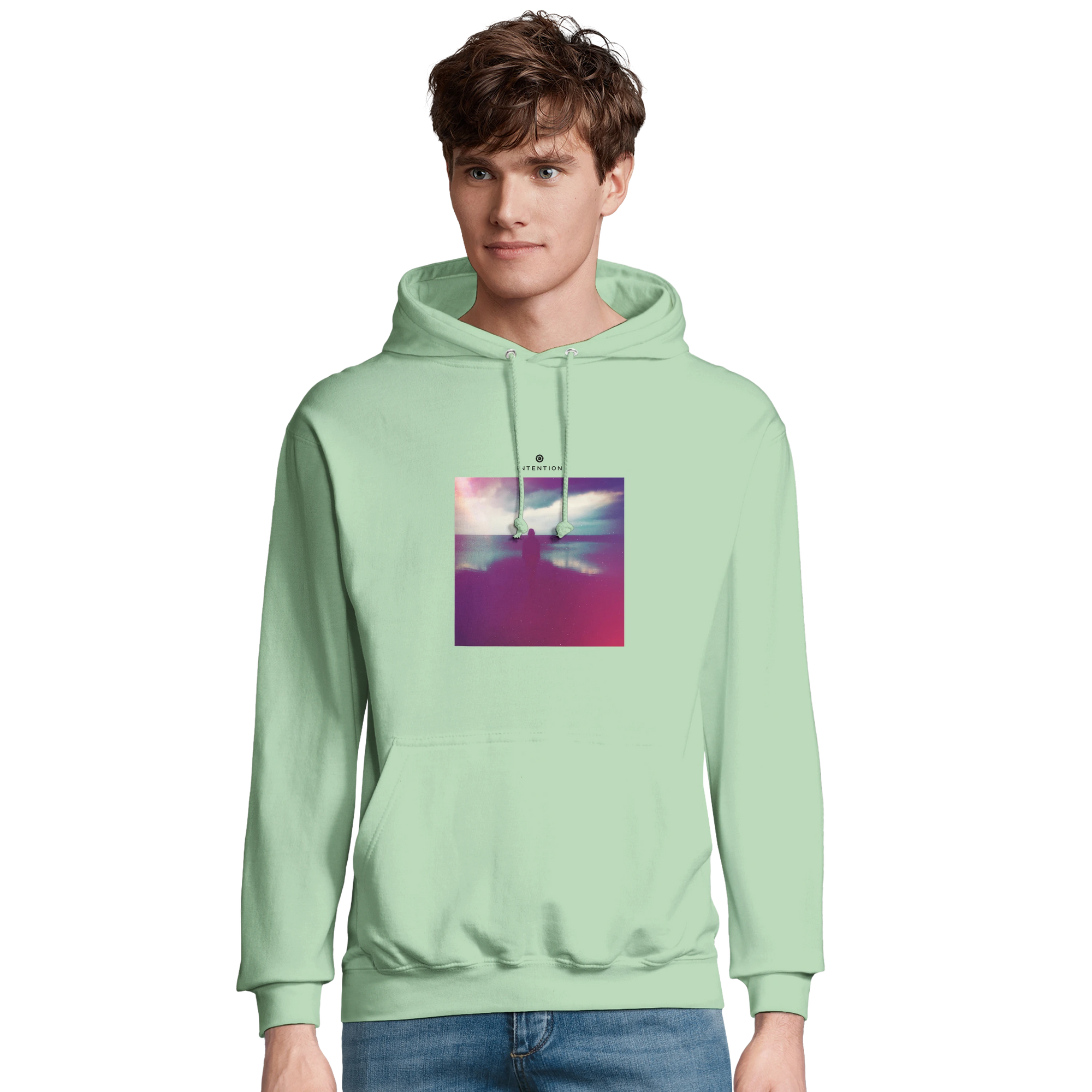 Serenity - "Indigo Sky" Hoodie frozen green 3