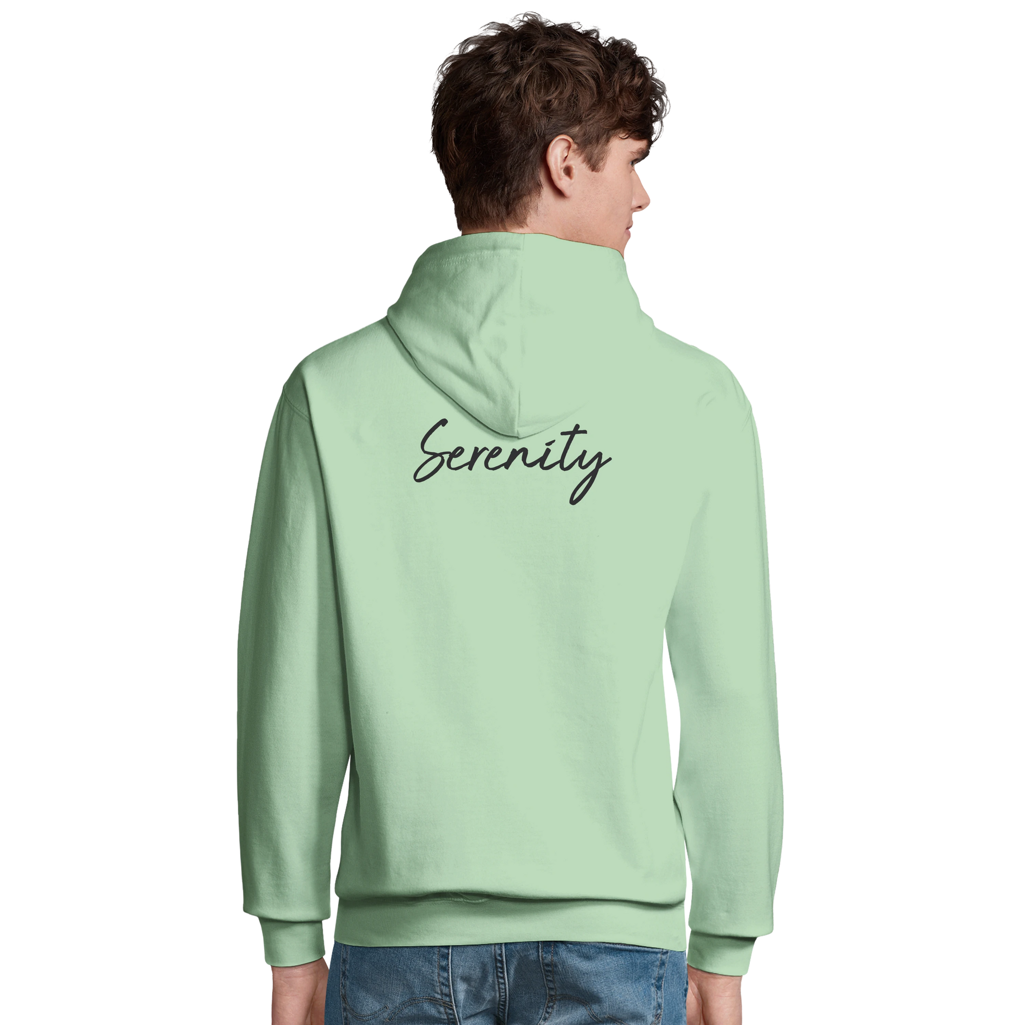 Serenity - "Indigo Sky" Hoodie frozen green 4