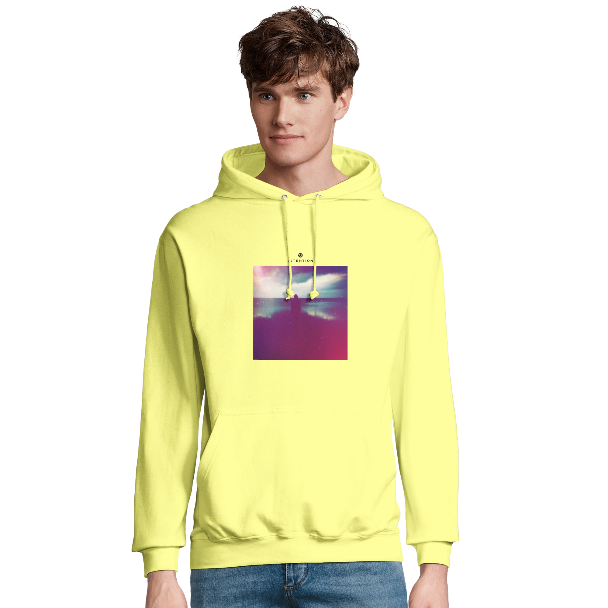 Serenity - "Indigo Sky" Hoodie Light Yellow 3