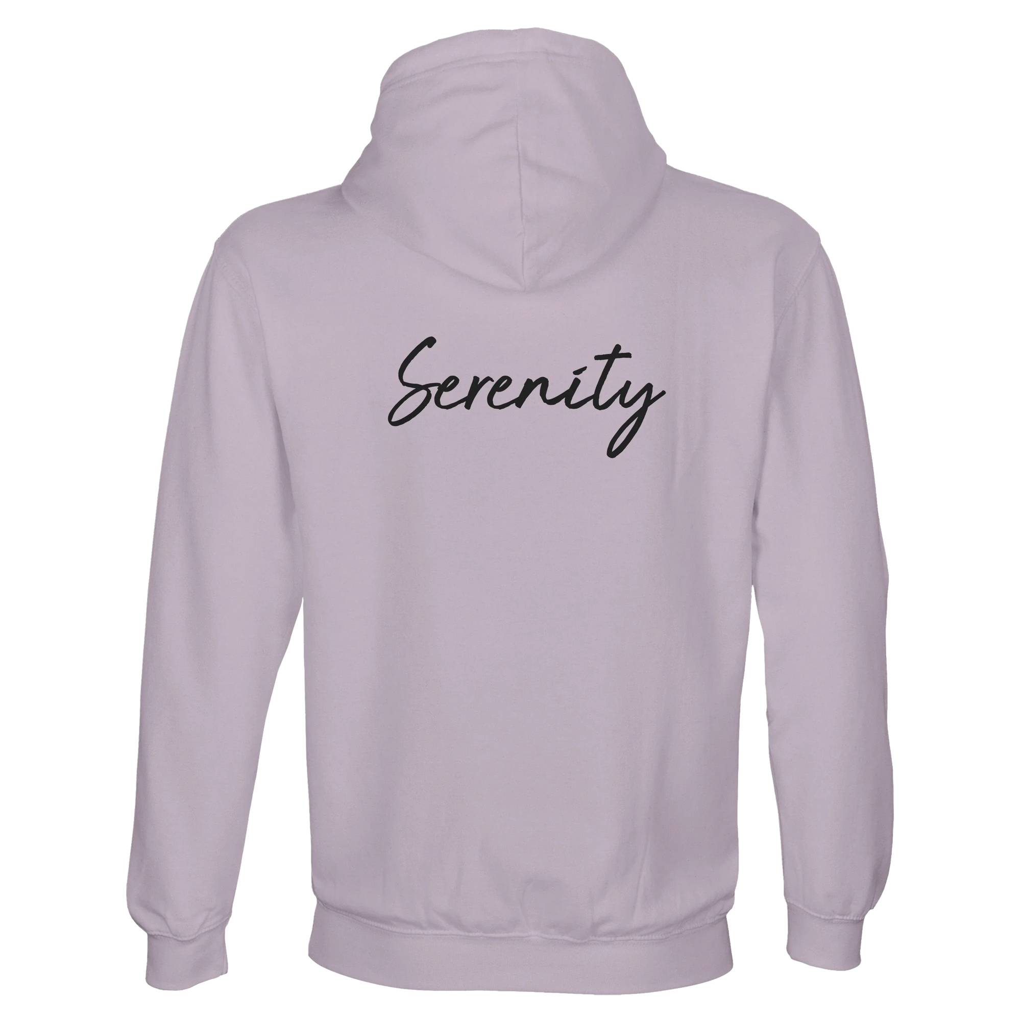 Serenity Indigo Sky Recycled Blend Unisex Hoodie lilak flat back
