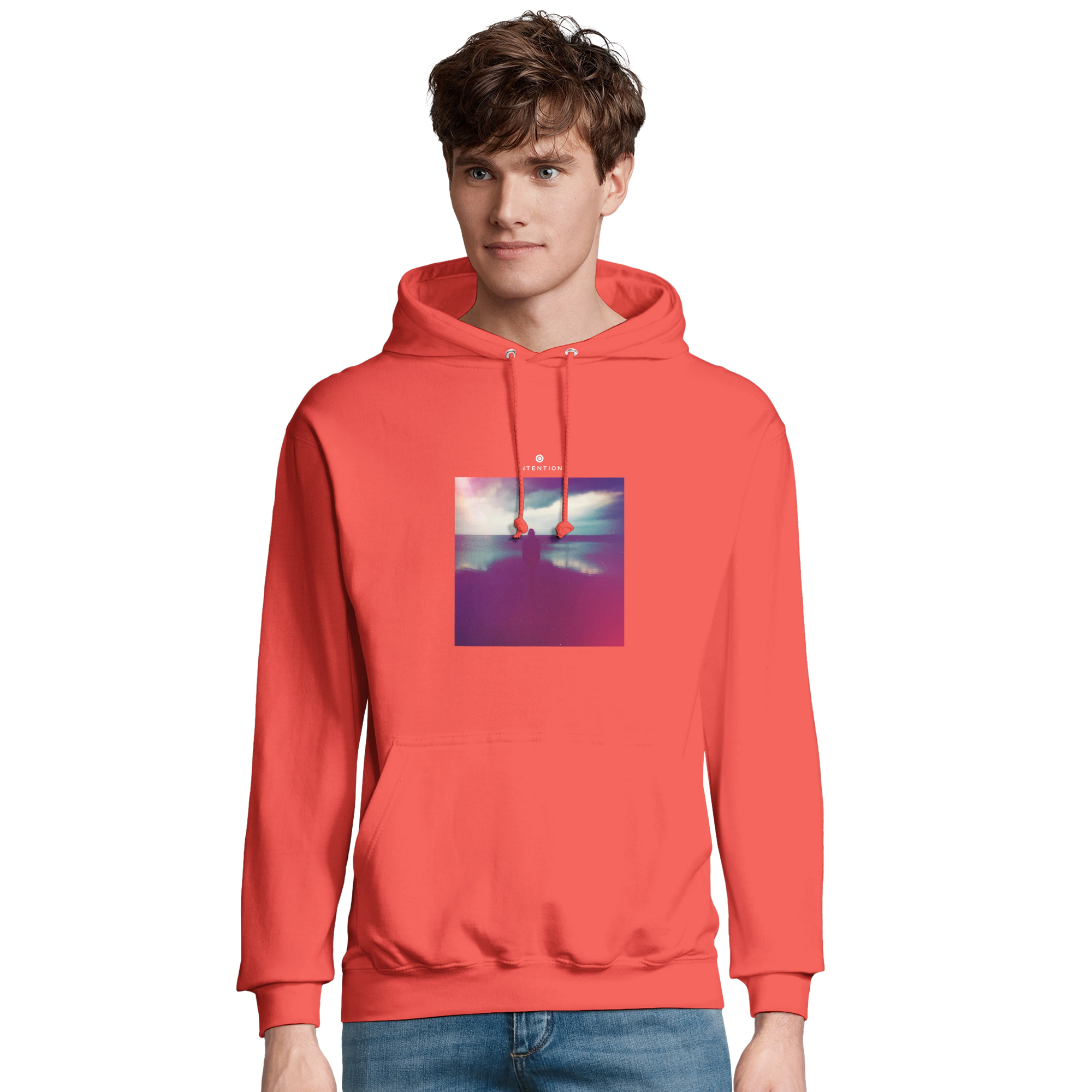 Serenity - "Indigo Sky" Hoodie pop orange 3