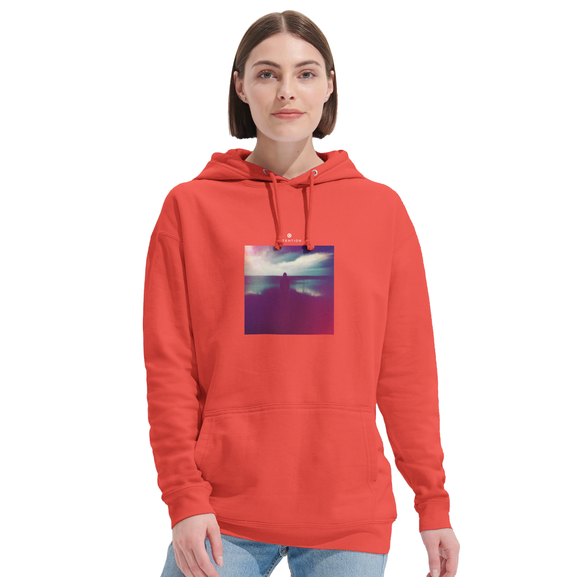 Serenity - "Indigo Sky" Hoodie pop orange 5