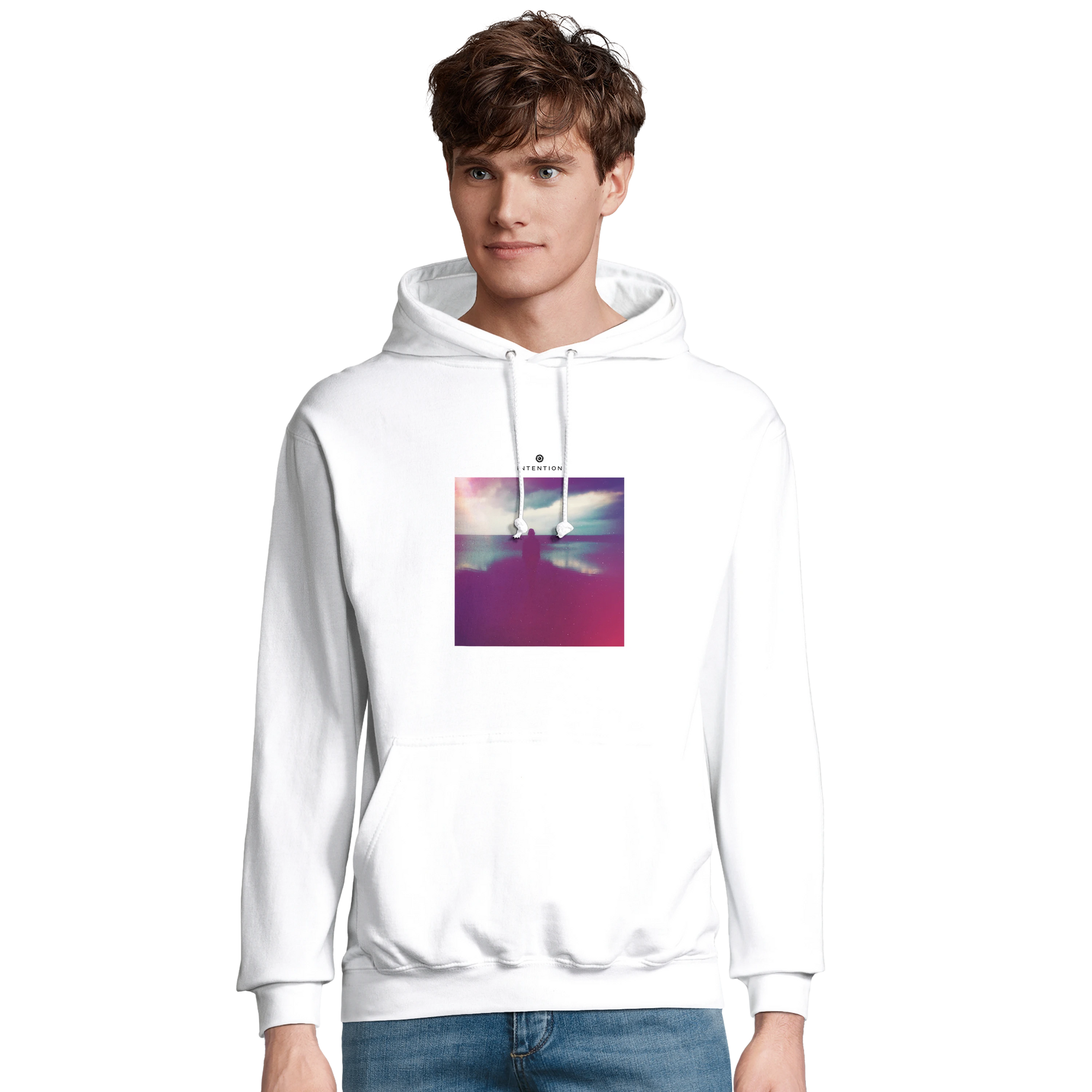 Serenity - "Indigo Sky" Hoodie White 3