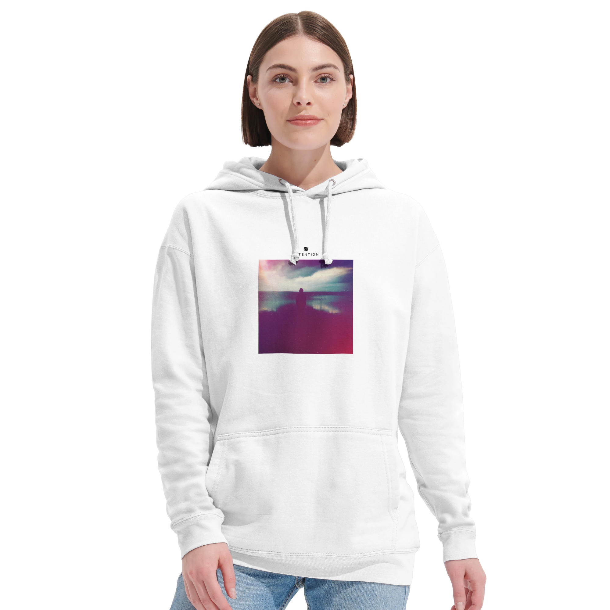 Serenity - "Indigo Sky" Hoodie White 5