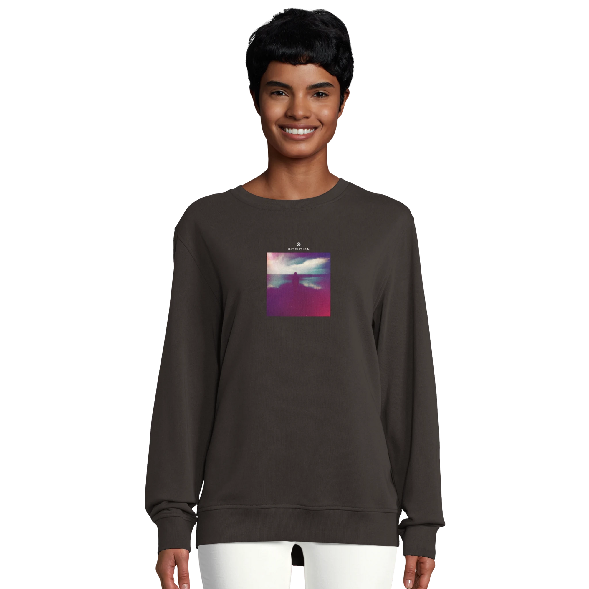 Serenity - "Indigo Sky" Sweatshirt deep charcoal grey XS 5