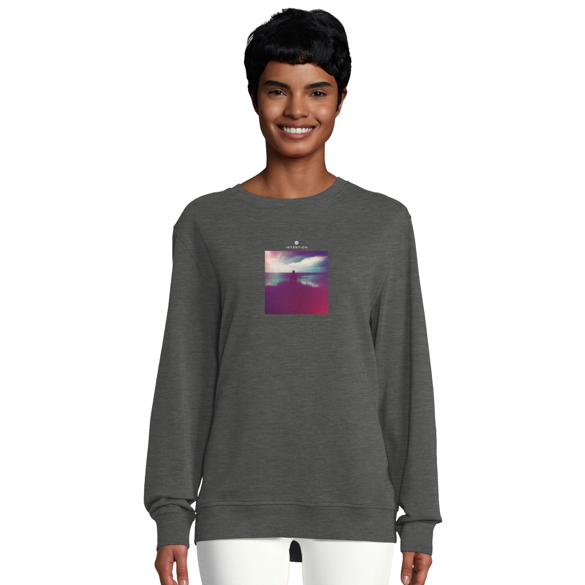 Serenity - "Indigo Sky" Sweatshirt Grey Melange XS 5