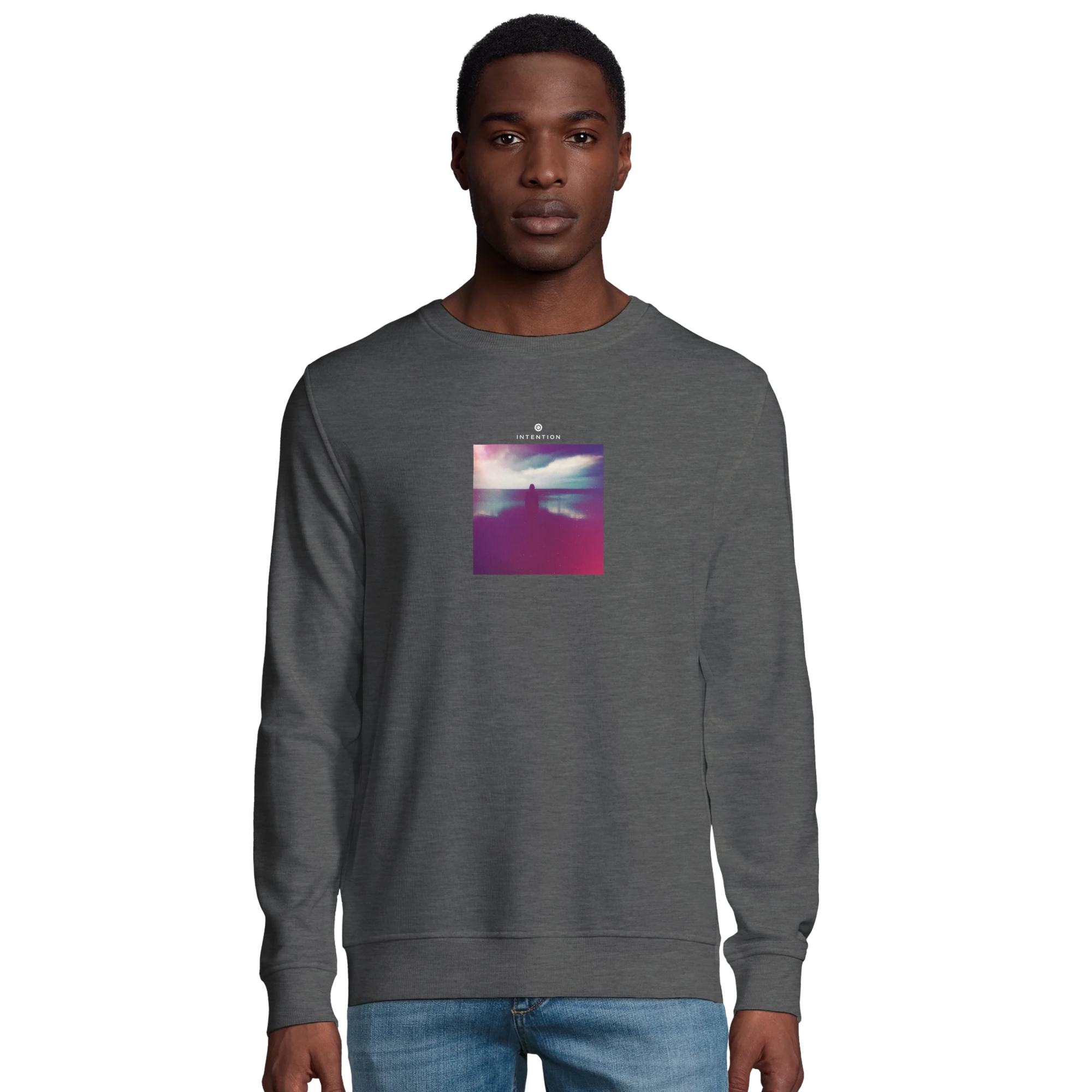 Serenity - "Indigo Sky" Sweatshirt Grey Melange XS 3