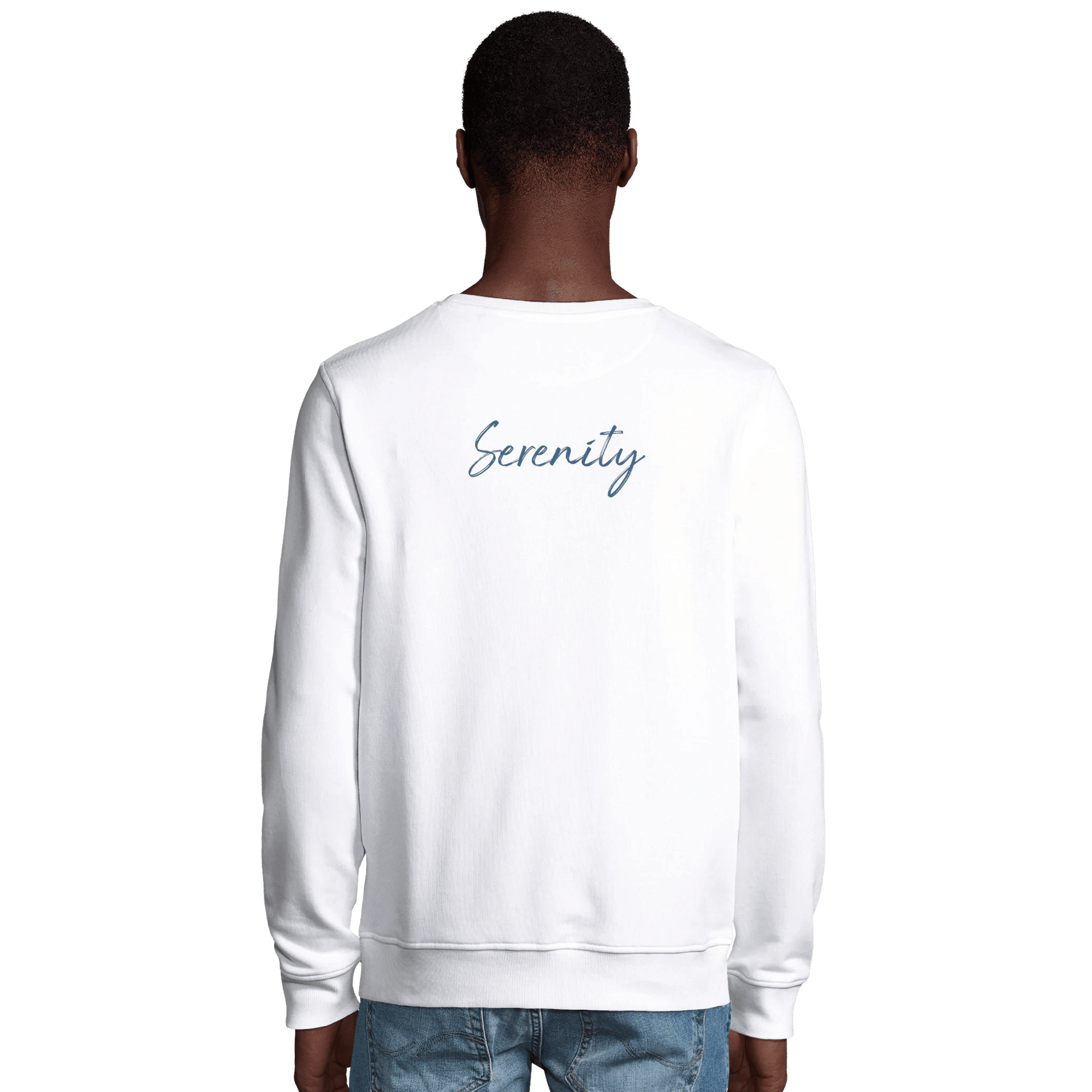 Serenity - "Indigo Sky" Sweatshirt White XS 3