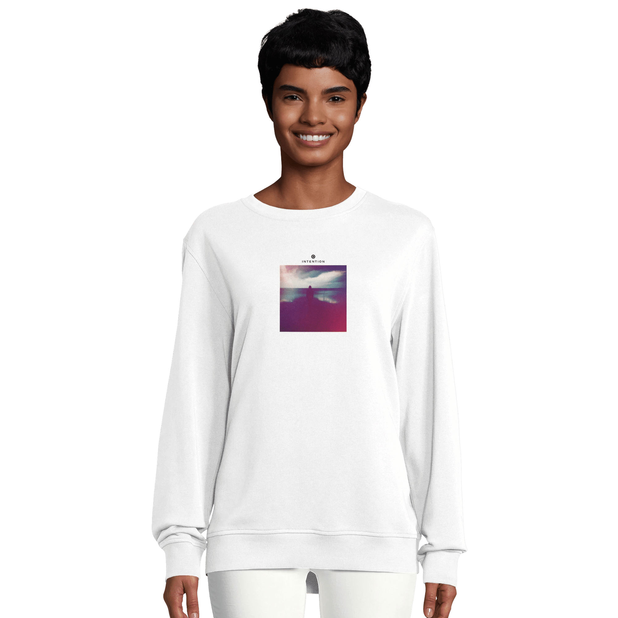 Serenity - "Indigo Sky" Sweatshirt White XS 4