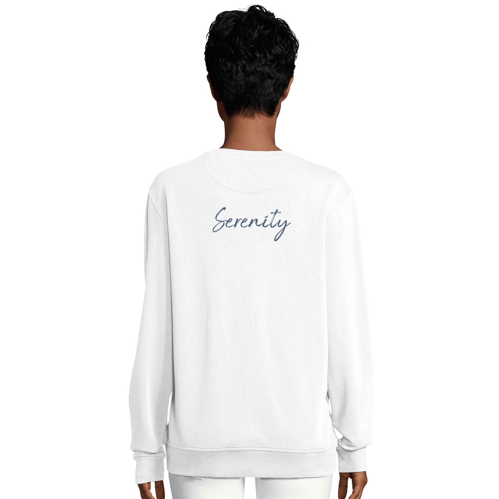 Serenity - "Indigo Sky" Sweatshirt White XS 5