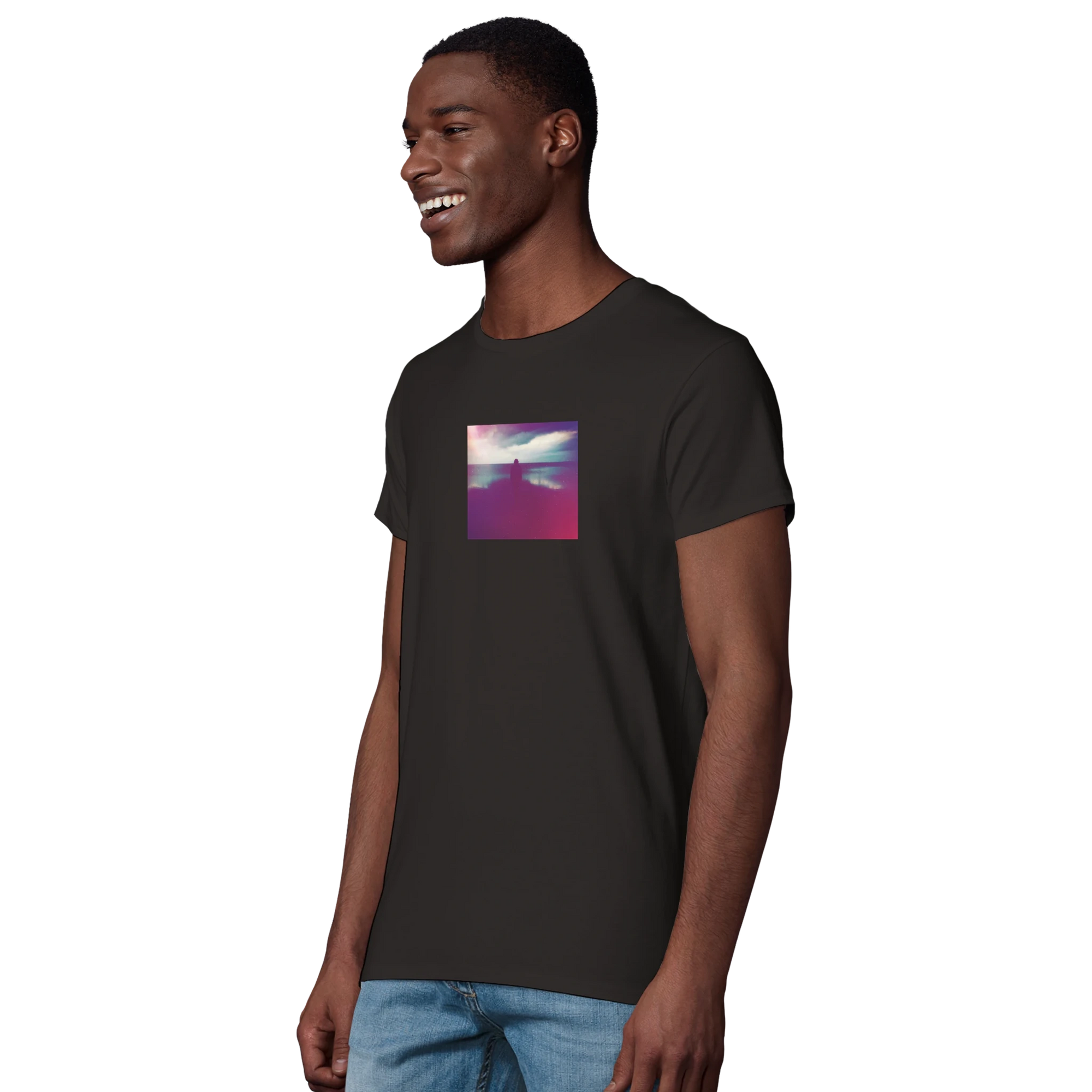 Serenity - "Indigo Sky" T-shirt Deep Black XS 6