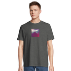 Serenity - "Indigo Sky" T-shirt Grey Melange XS 4