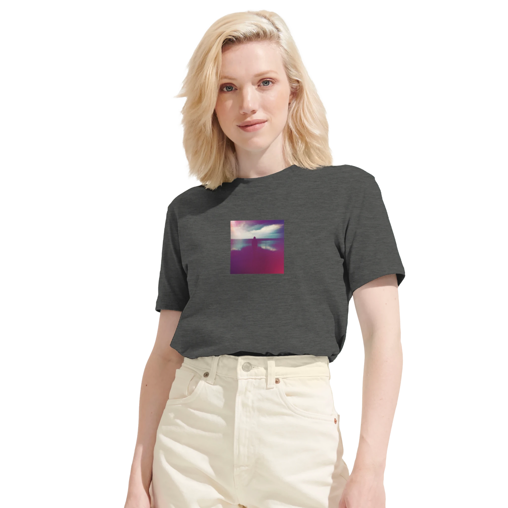 Serenity - "Indigo Sky" T-shirt Grey Melange XS 6