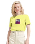 Serenity - "Indigo Sky" T-shirt Light Yellow XS 6