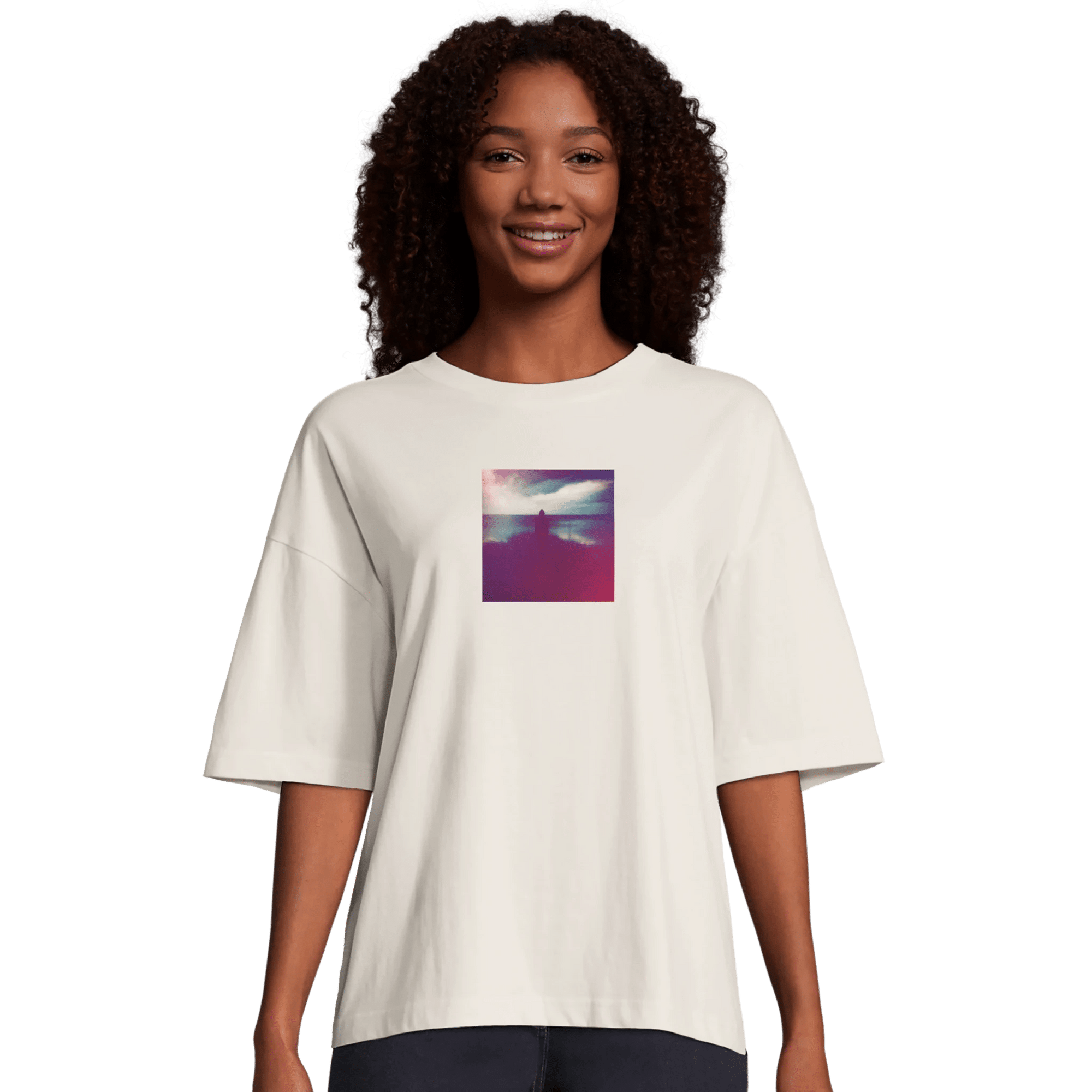 Serenity  T-shirt  "Indigo Sky"Off White 1