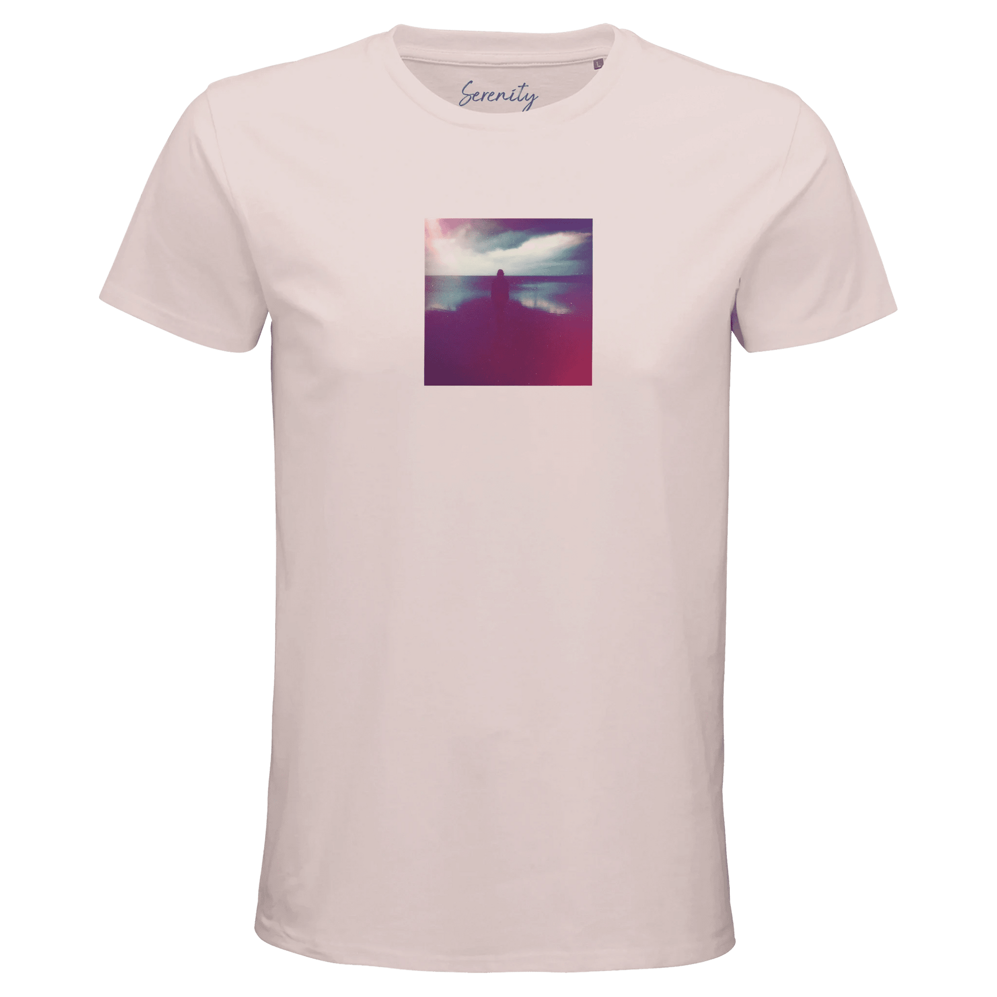 Serenity - "Indigo Sky" T-shirt Pale Pink XS 1