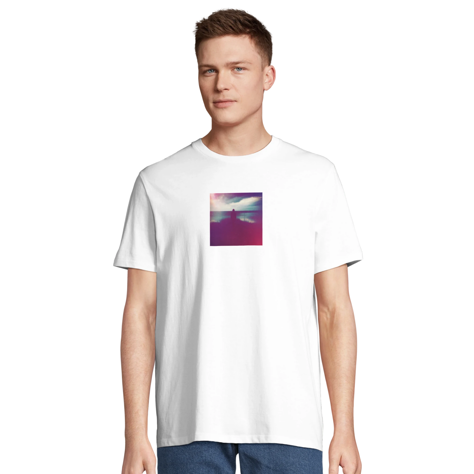 Serenity - "Indigo Sky" T-shirt White XS 4