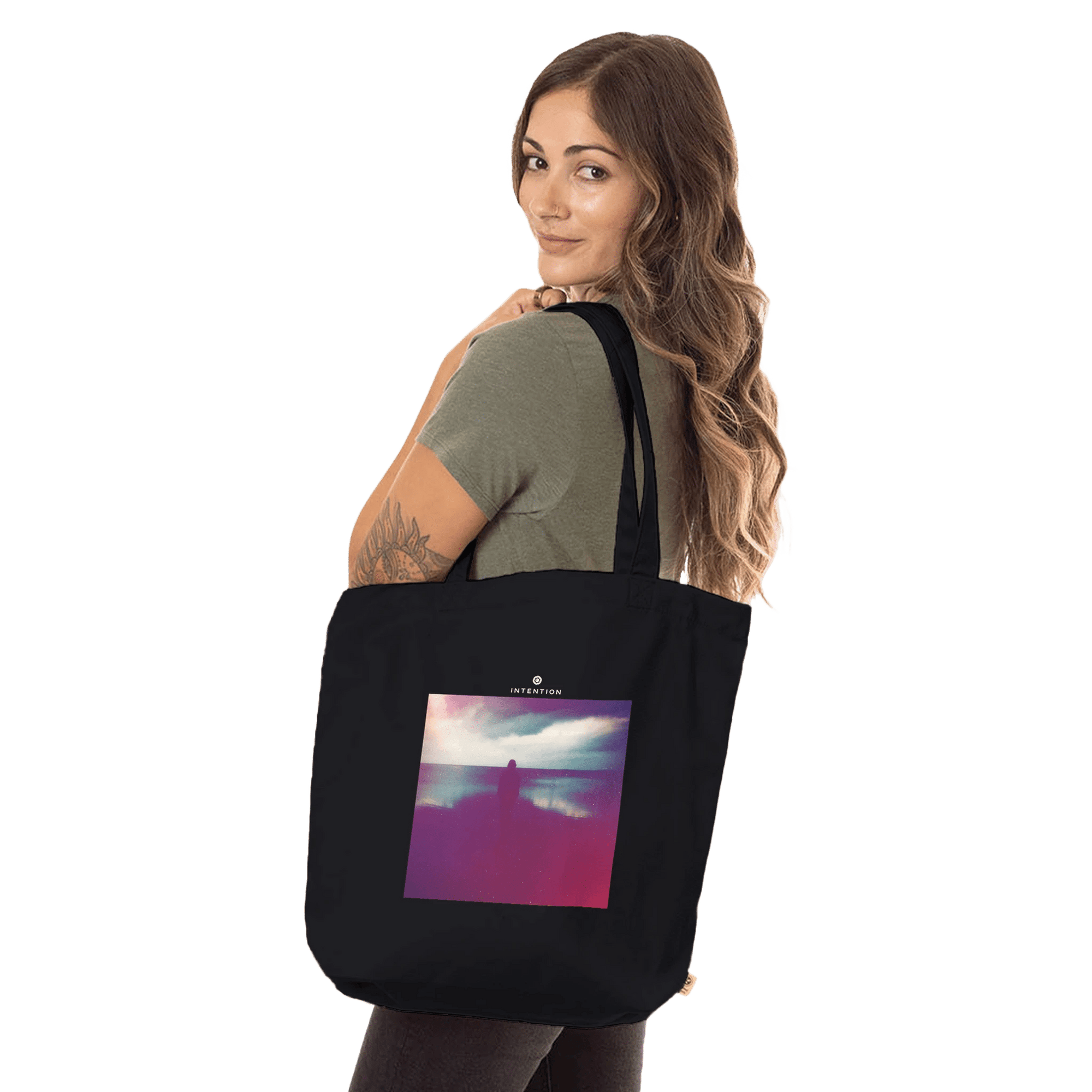 Serenity - "Indigo Sky" Tote Bag Black 4