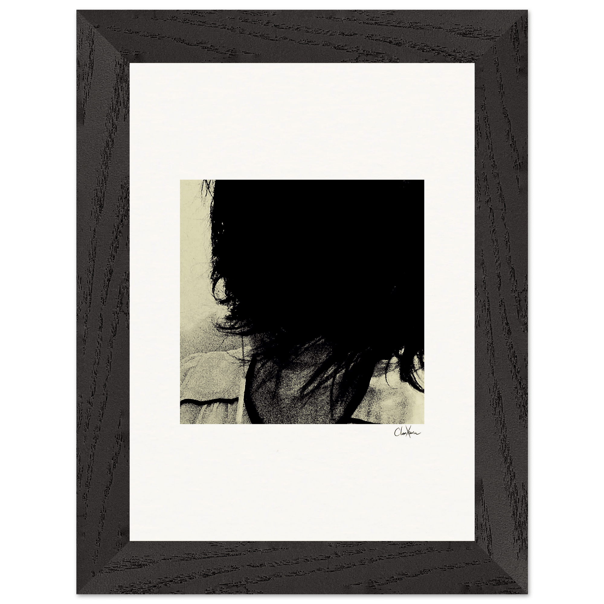 Shadow of Self Framed print 13x18 cm / 5x7″ Black frame 34