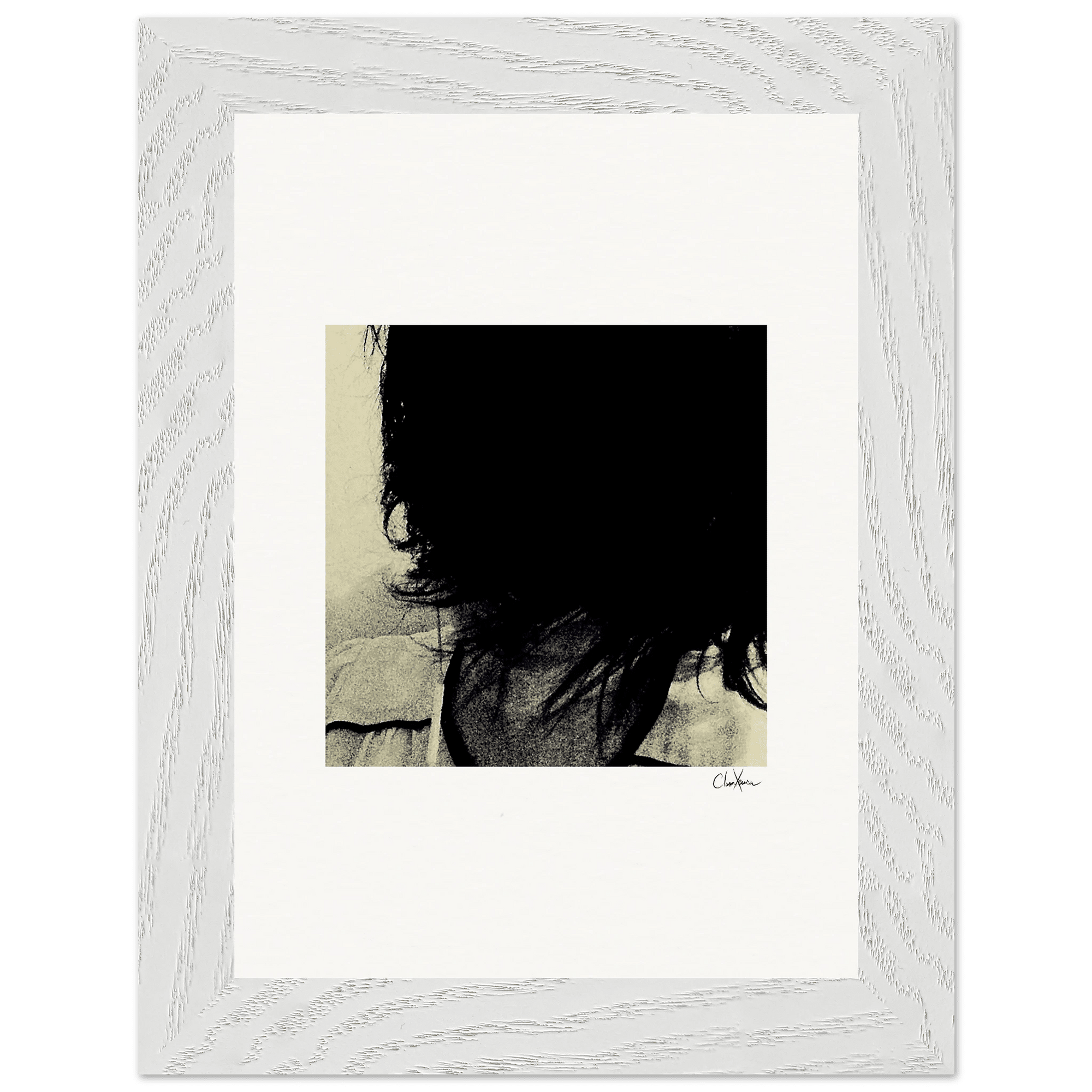 Shadow of Self Framed print 13x18 cm / 5x7″ White frame 7