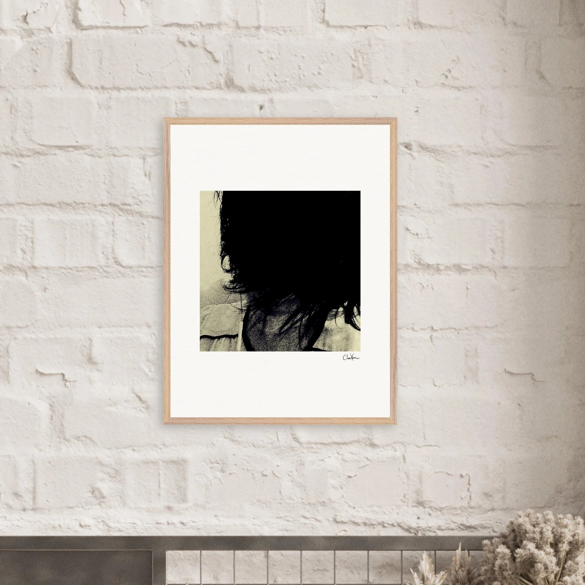 Shadow of Self Framed print 13x18 cm / 5x7″ White frame 2