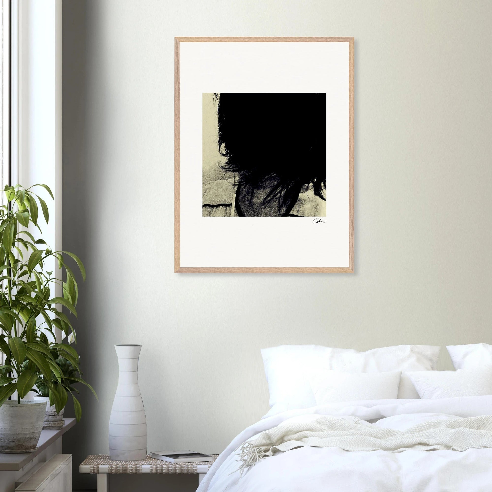 Shadow of Self Framed print 13x18 cm / 5x7″ White frame 5