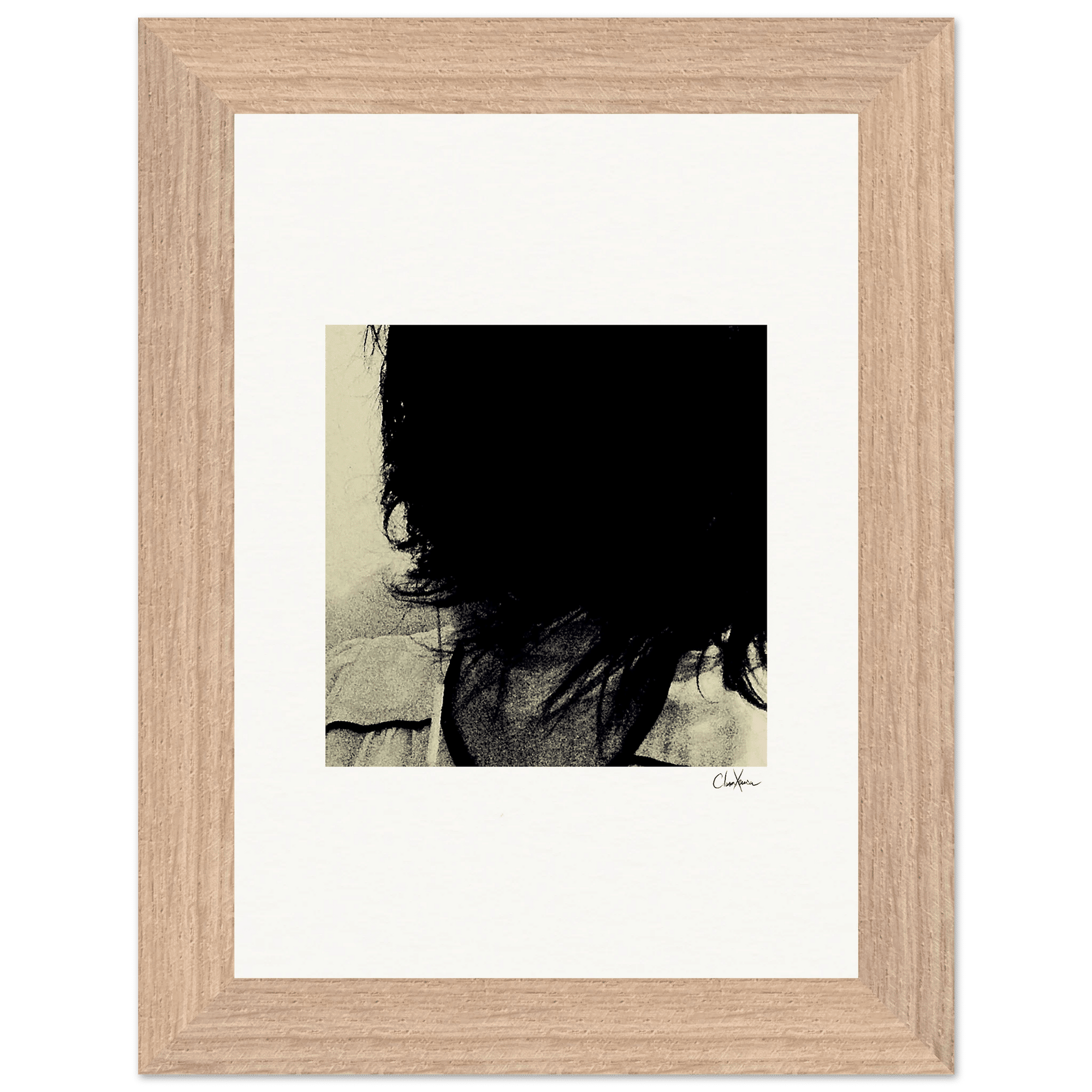 Shadow of Self Framed print 13x18 cm / 5x7″ Wood frame 18