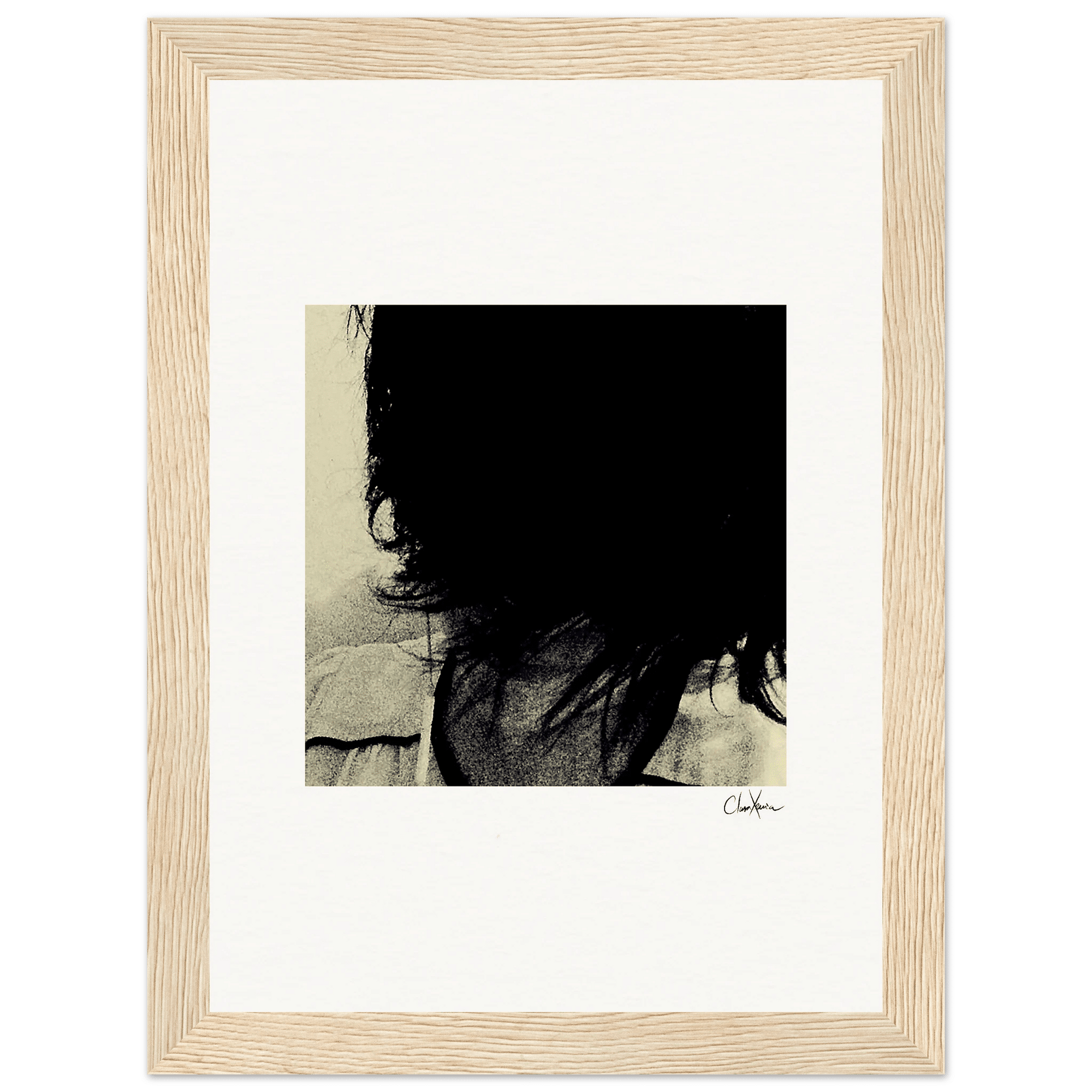 Shadow of Self Framed print 13x18 cm / 5x7″ Wood frame 20