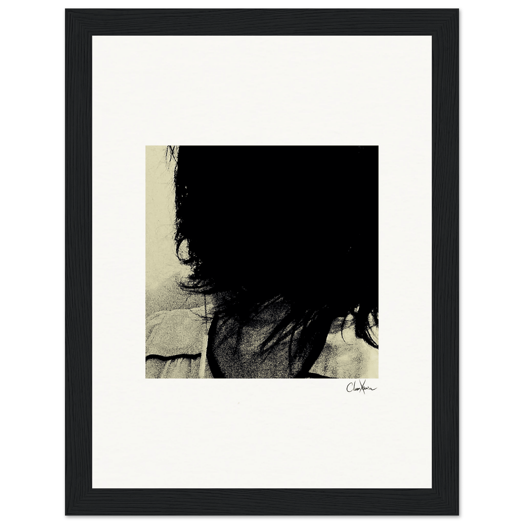 Shadow of Self Framed print 15x20 cm / 6x8″ Black frame 55