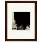 Shadow of Self Framed print 15x20 cm / 6x8″ Dark wood frame 32