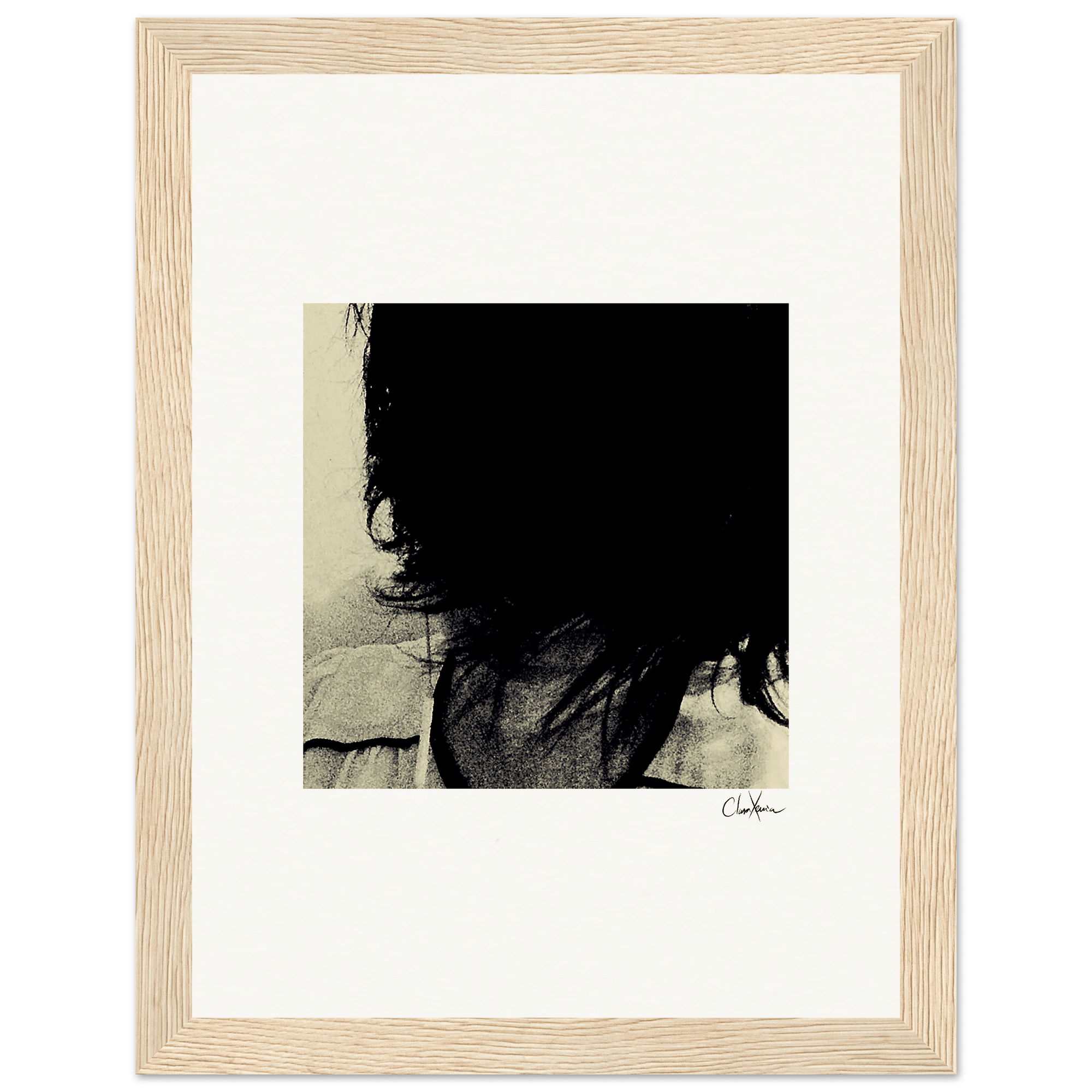Shadow of Self Framed print 15x20 cm / 6x8″ Wood frame 22
