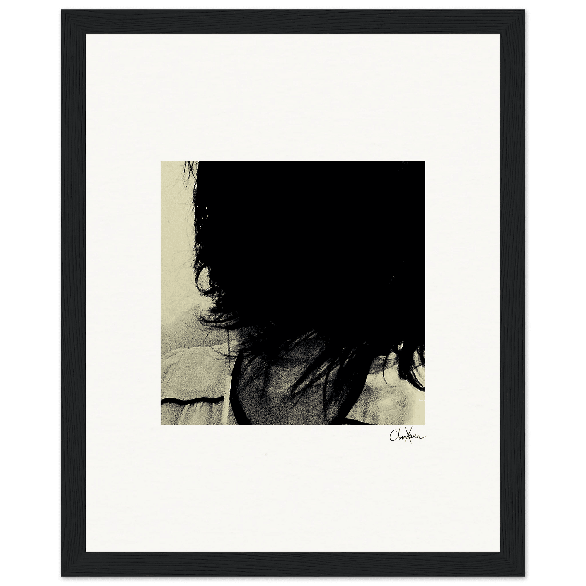 Shadow of Self Framed print 20x25 cm / 8x10″ Black frame 54