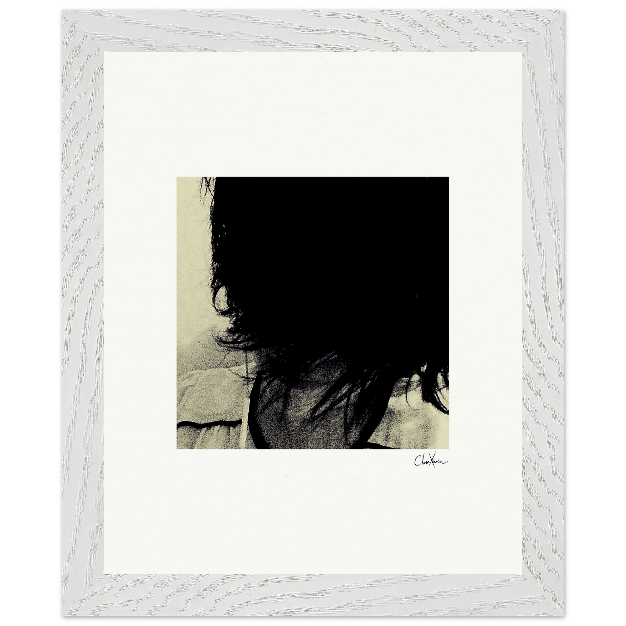 Shadow of Self Framed print 20x25 cm / 8x10″ White frame 12