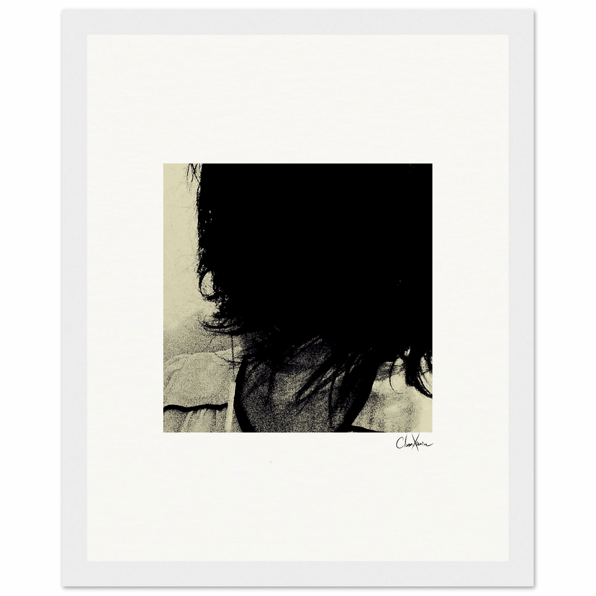 Shadow of Self Framed print 20x25 cm / 8x10″ White frame 6