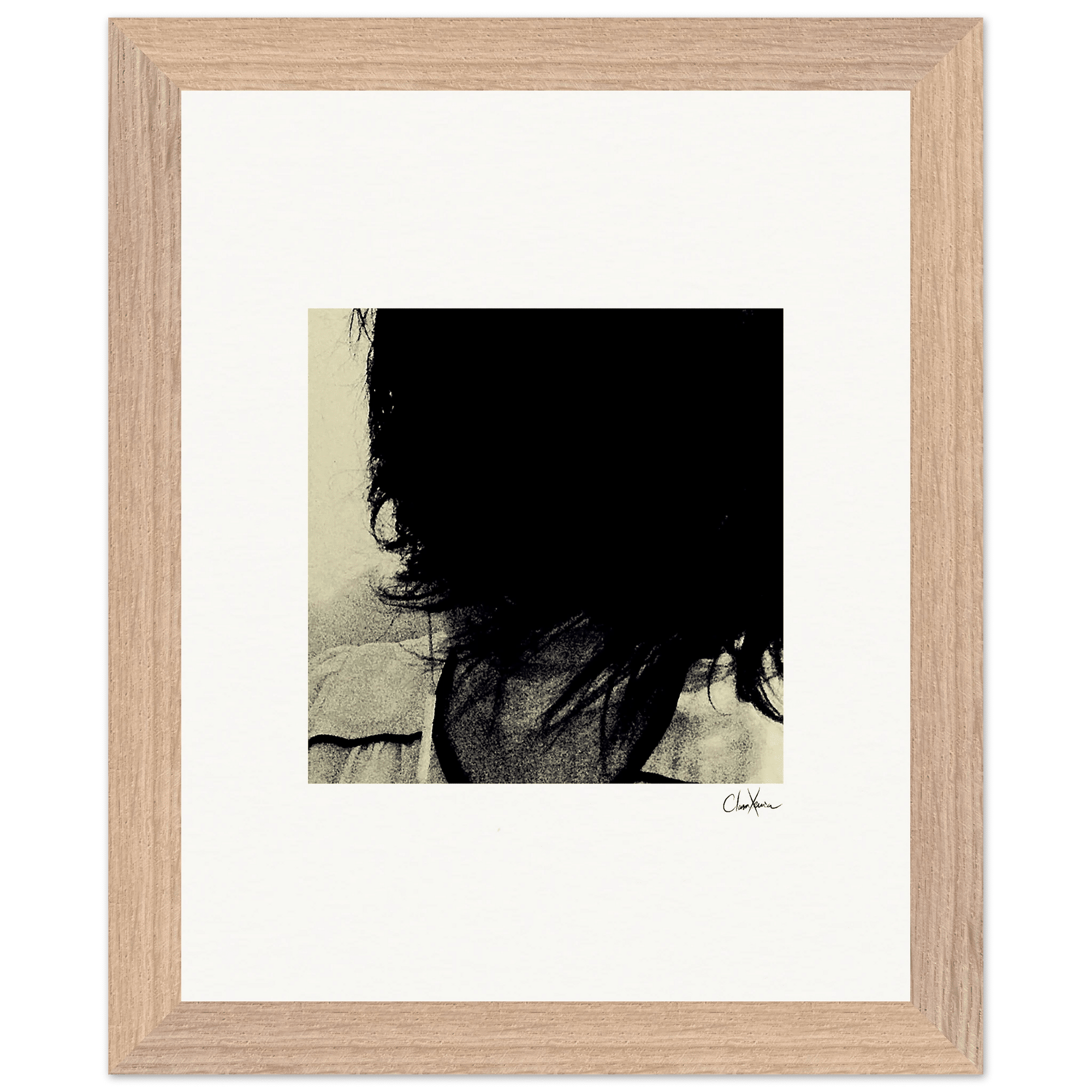 Shadow of Self Framed print 20x25 cm / 8x10″ Wood frame 19