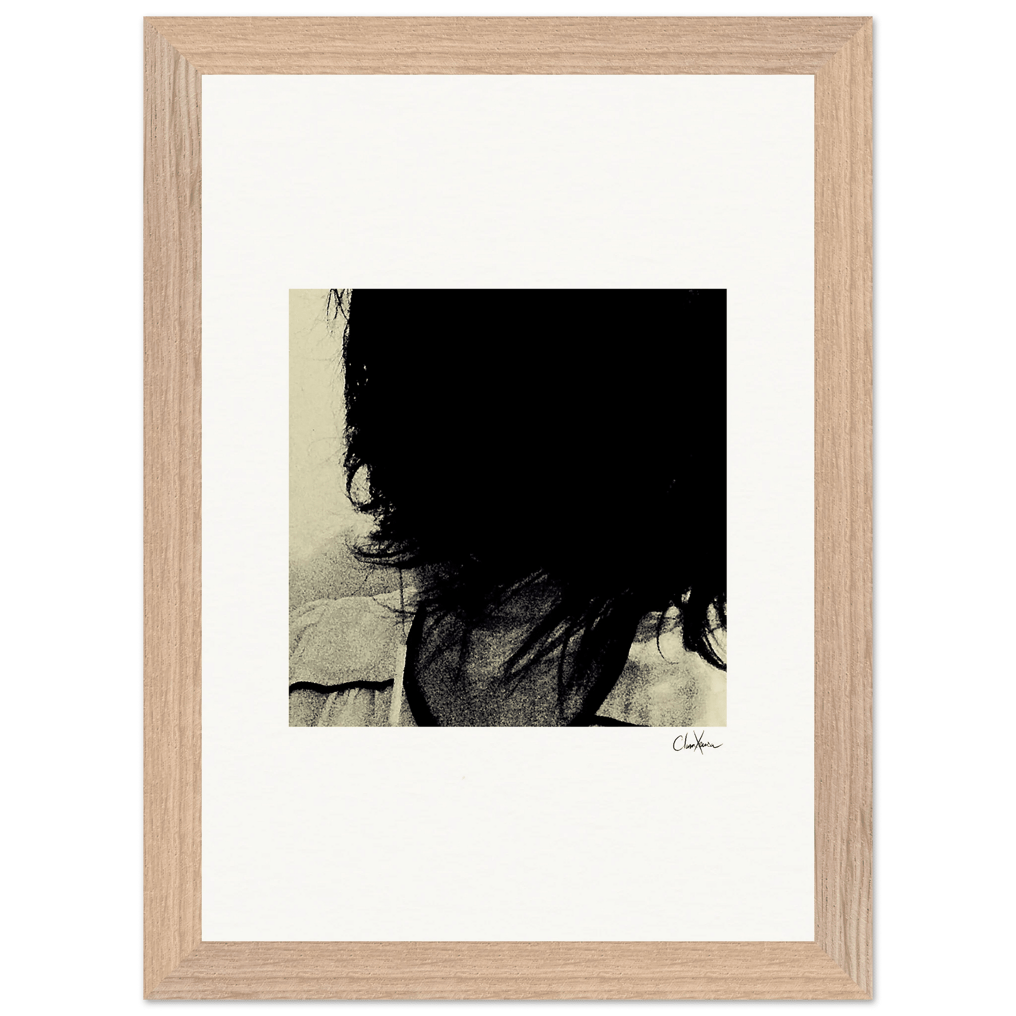 Shadow of Self Framed print 21x29.7 cm / 8x12" Wood frame 30